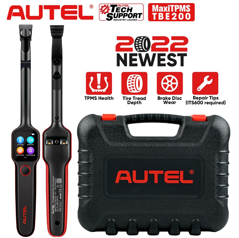 Autel MaxiTPMS TBE200 Laser Tire Tread Depth & Brake Disc Wear Examiner tool