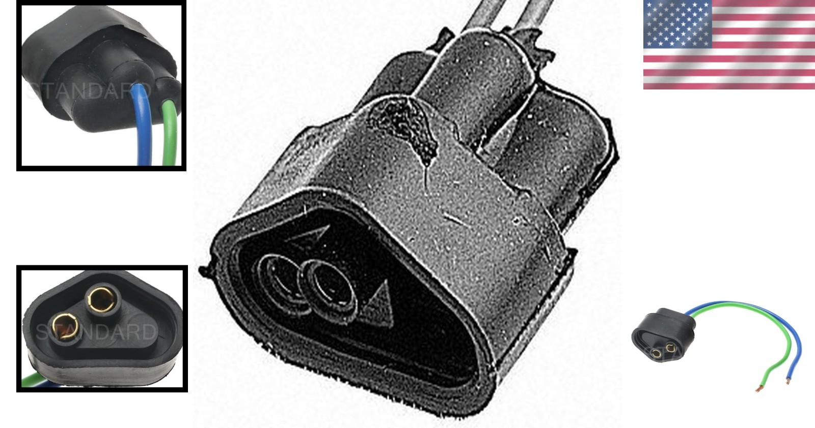 Electrical Socket Female 1 Terminal Connectors 7 in Harness Machined Exterior