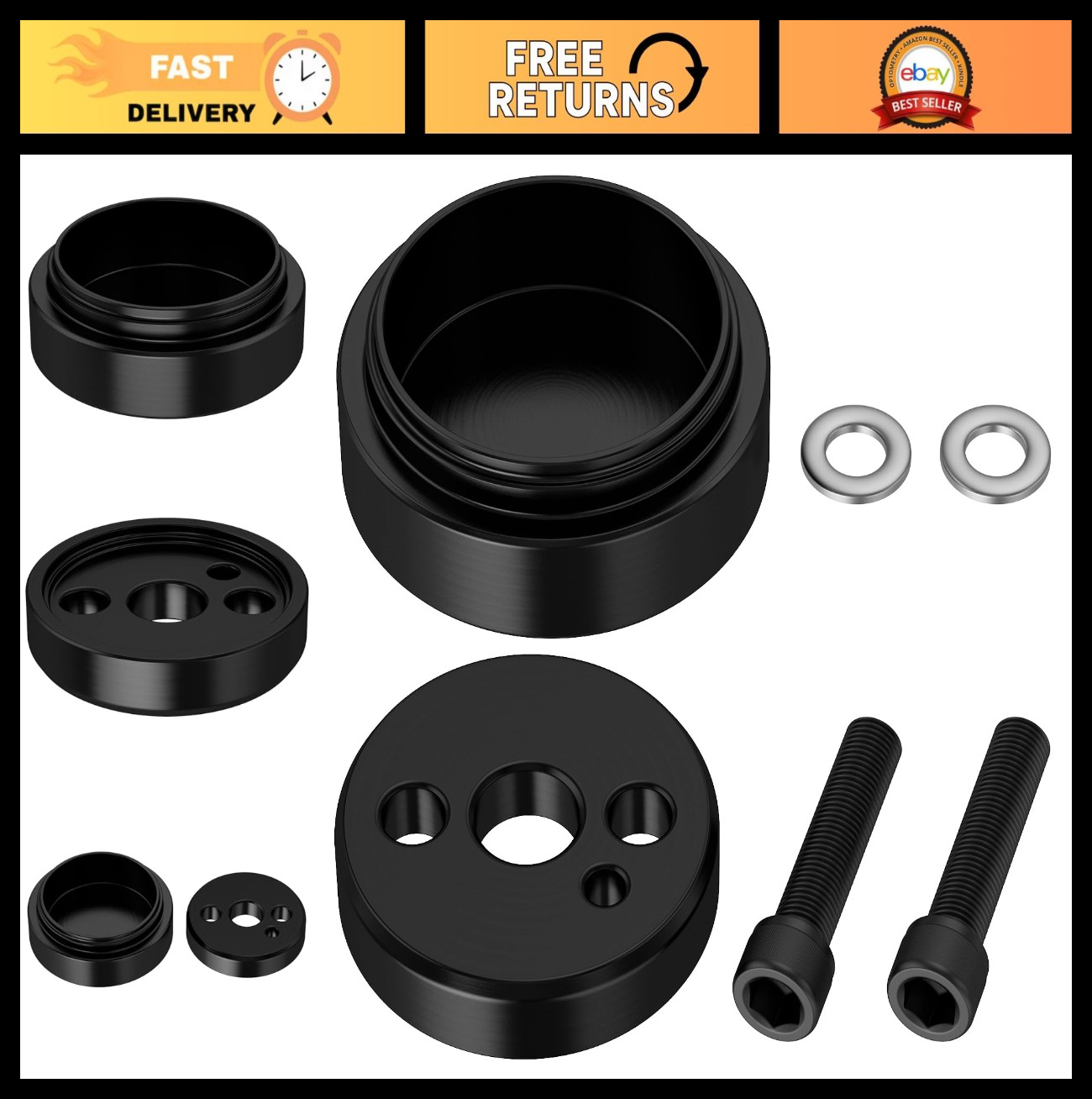 Crankshaft Seal Installer Tool Kit for Dodge Cummins 3.9L 5.9L 6.7L Diesel Engin
