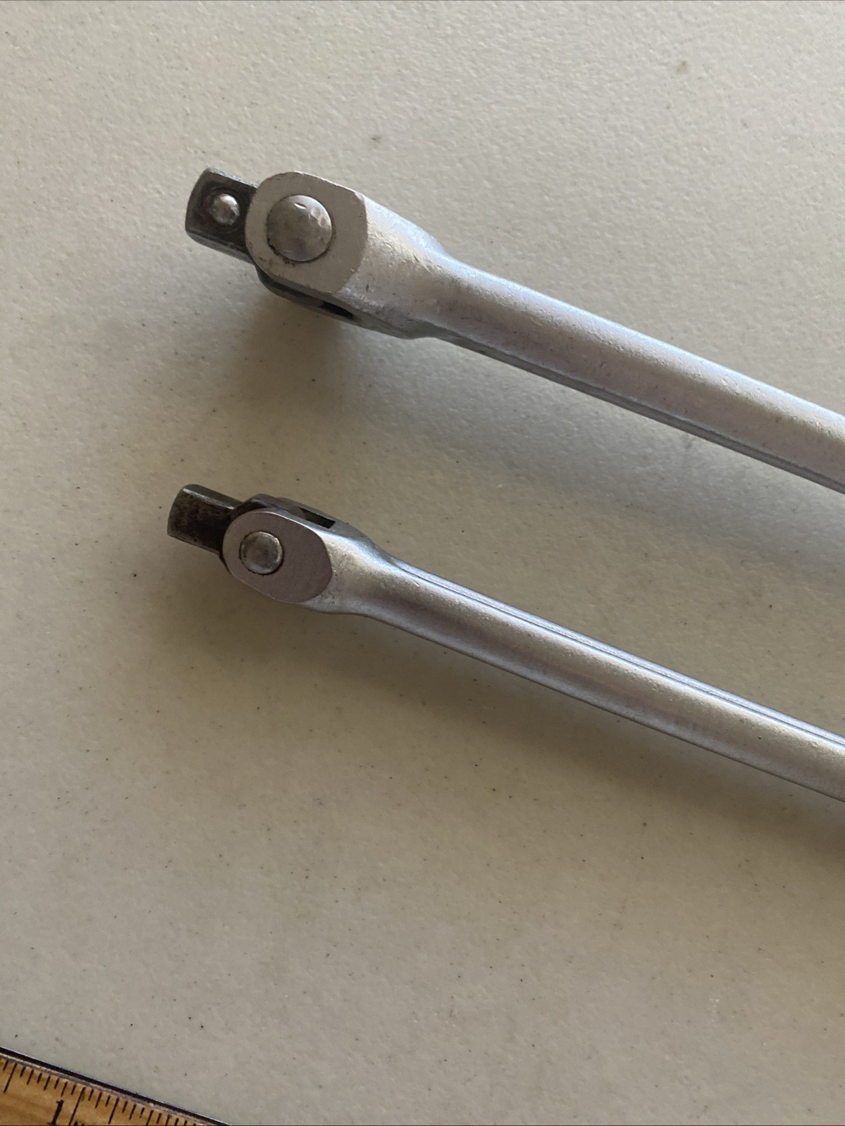 2pc.VINTAGE CRAFTSMAN =V= 1/2 15” & 3/8 Breaker Bars USA Clean Examples