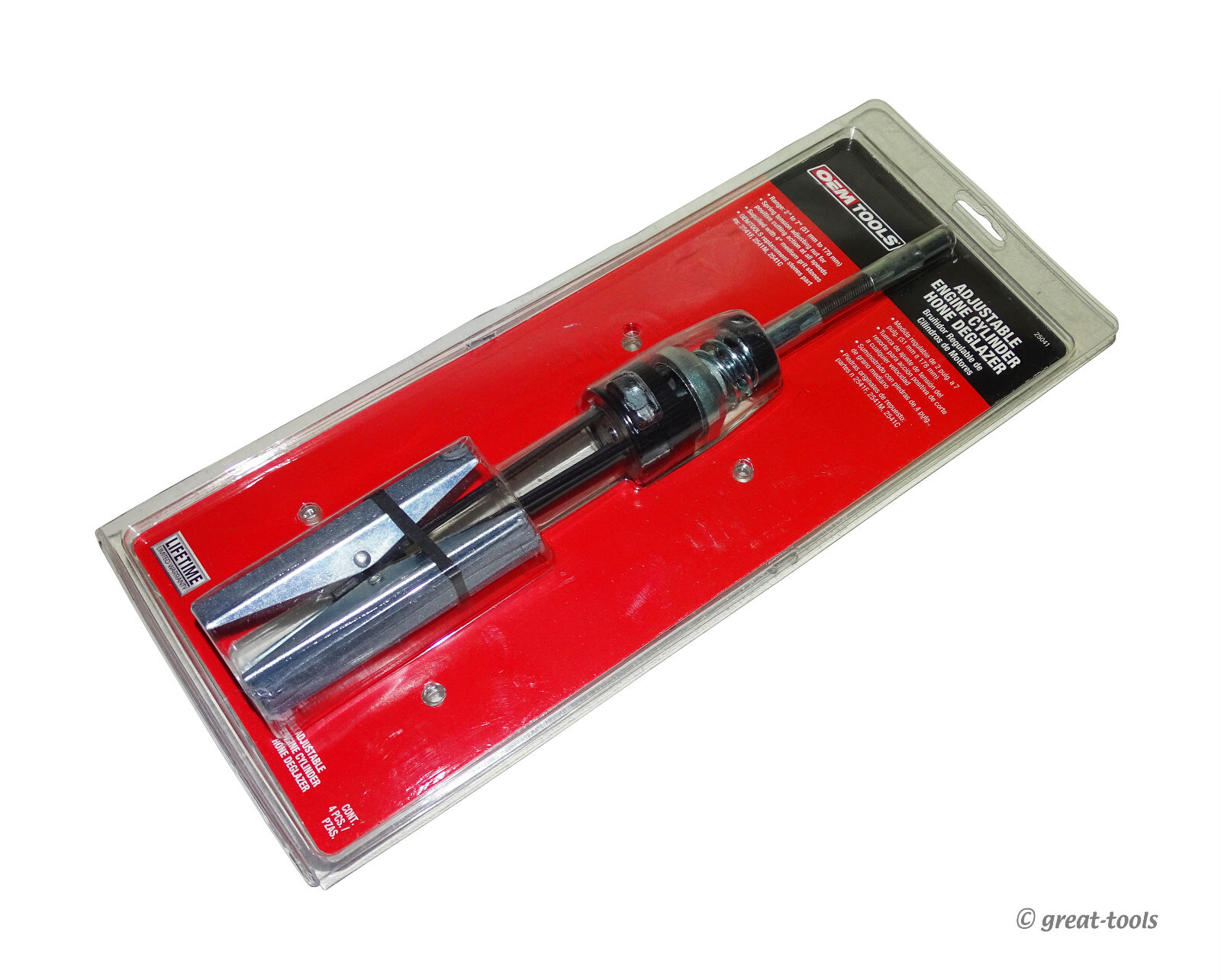 CYLINDER HONING TOOL – small engine repair tools – 2” to 7” bore diameter
