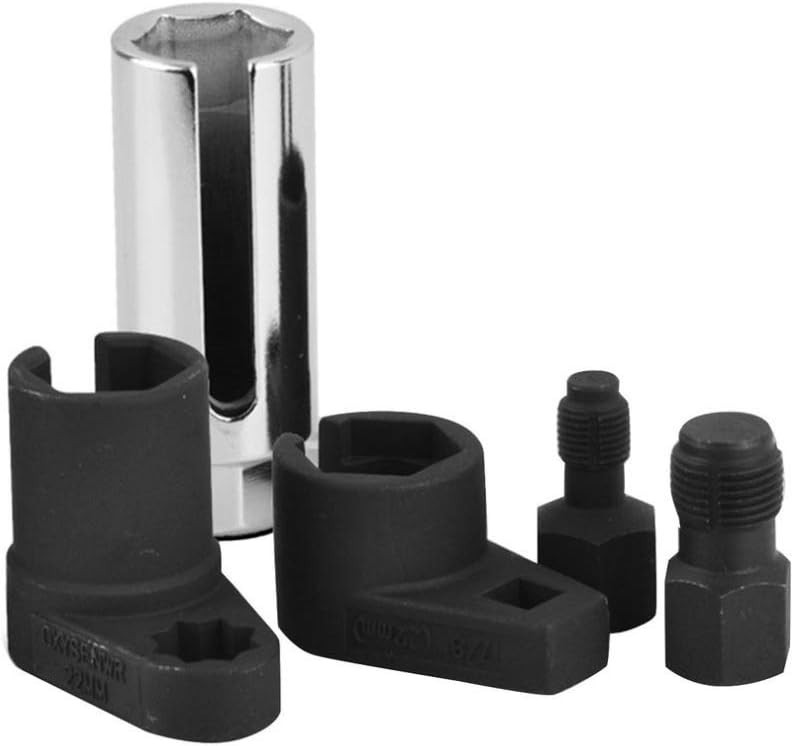 High-Performance O2 Sensor Removal Tool Set – Chrome Vanadium Steel, 3/8 & 1/2″