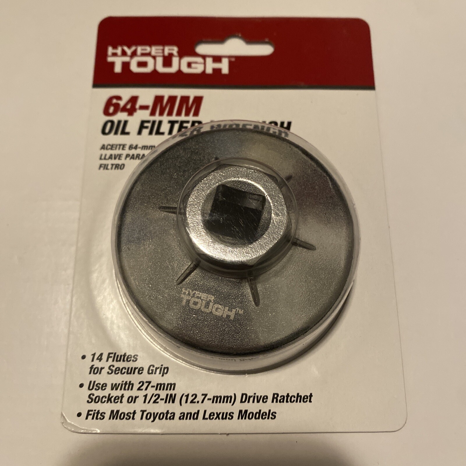 Hyper Tough 4207 Oil Filter Wrench 64-MM NEW! NIB