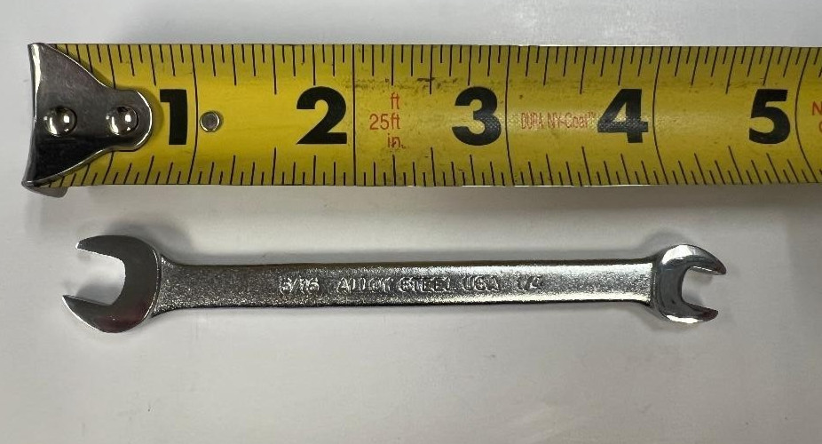 BLACKHAWK DOUBLE OPEN END WRENCH 1/4″ X 5/16″ USA MADE 4020