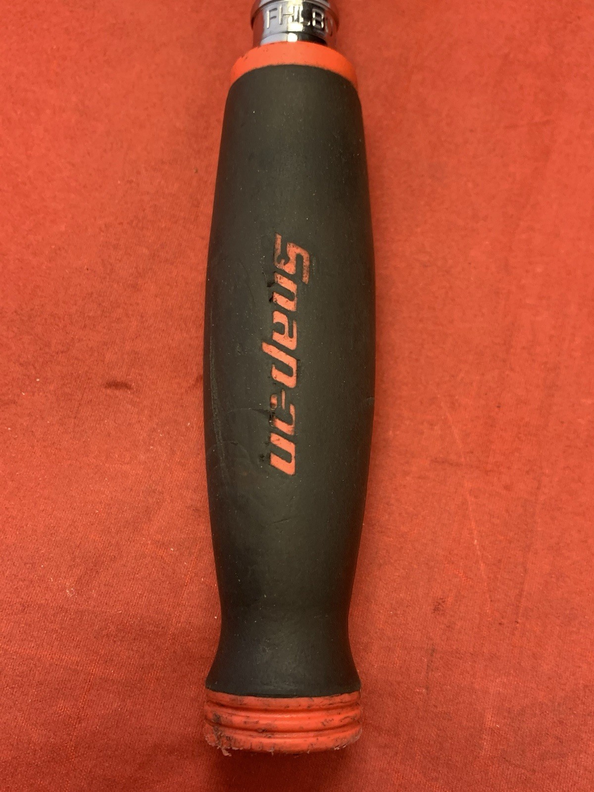 Snap On Tools FHL80 3/8″ Drive Red Soft Grip 12-1/2″ Long Handle Ratchet US Made
