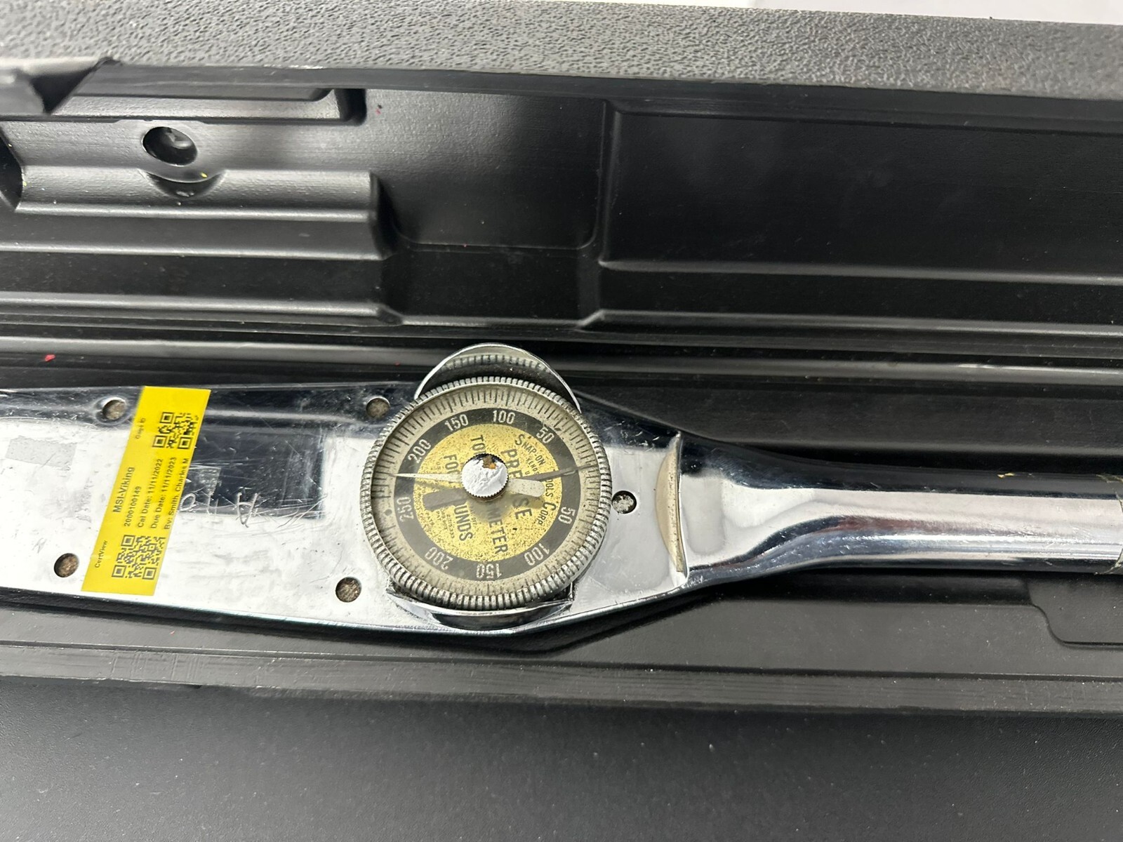 Snap-on TE250FU Torque 0-250 Ft-Lb, Torque Wrench, 1/2″ Drive – Pre-owned