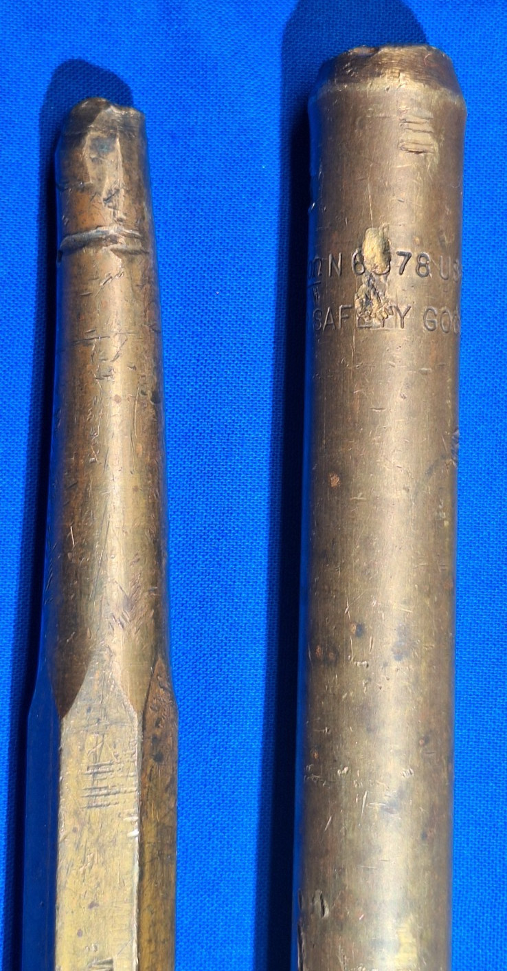 2 Snap-On brass punches brass drift pin B912
