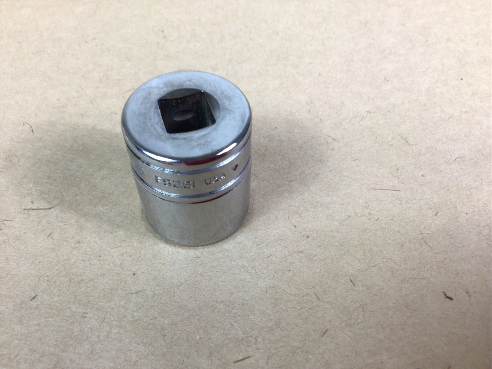 Snap-on Tools Canada *NEW* 3/8 Drive 13/16″ SAE 6pt Shallow Chrome Socket FS261