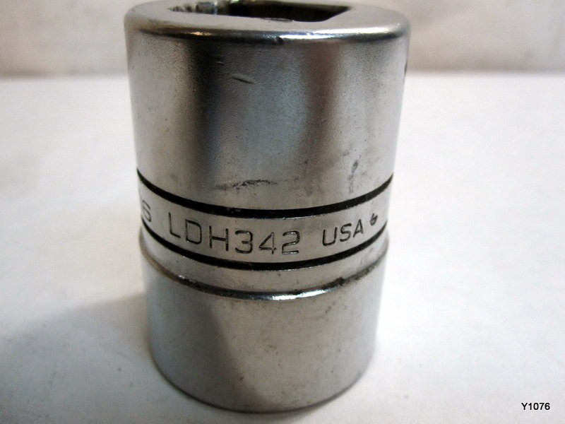 Snap On 1-1/16 Socket 12 Point 3/4 Drive LDH342