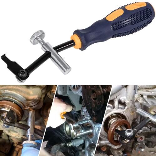 58430 Shaft Type Seal Puller W/ Spare Hook Crankshaft Camshaft Remover Auto Tool
