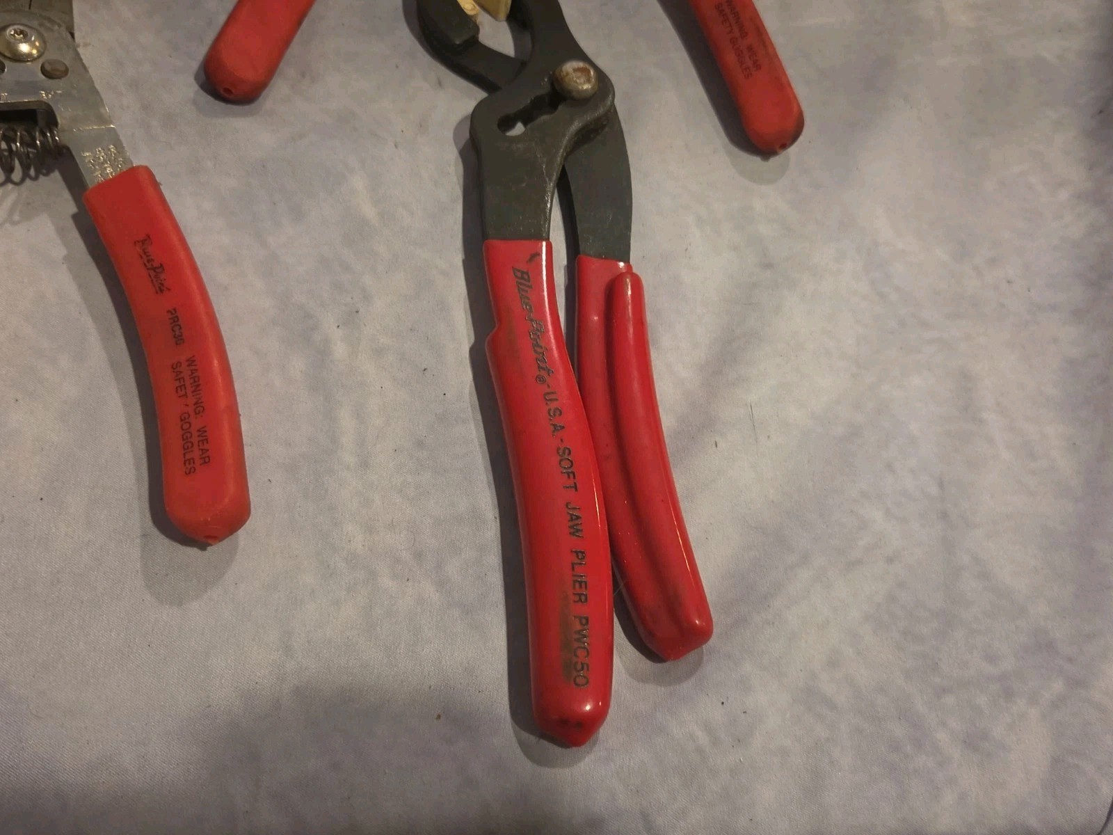 Blue Point pliers lot Of 7 PR-34A PR-349A (X3) PRC 36 PRC65 PWC50