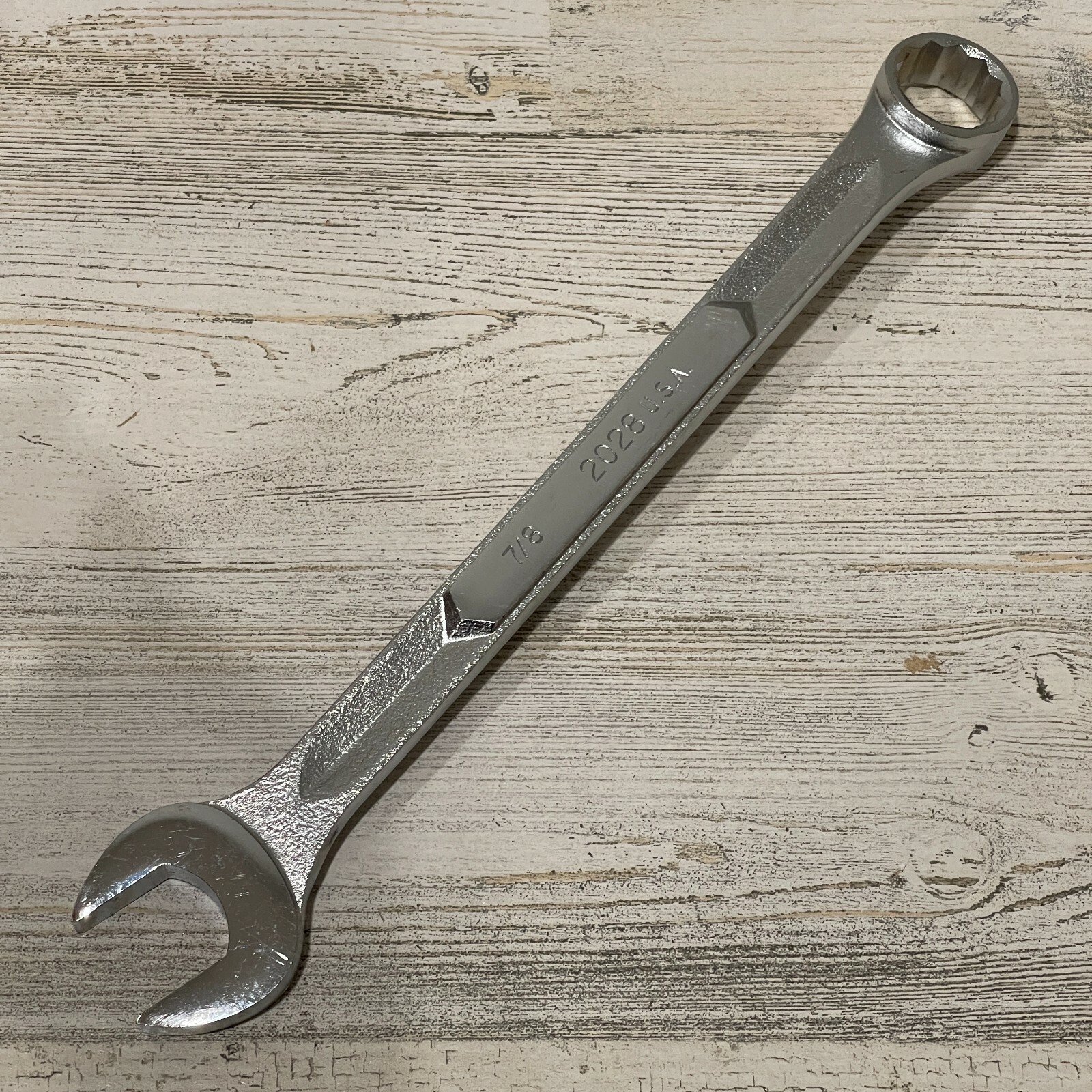 7/8″ Proamerica 12 Point Combination Wrench #2028 USA SAE 11″ Long