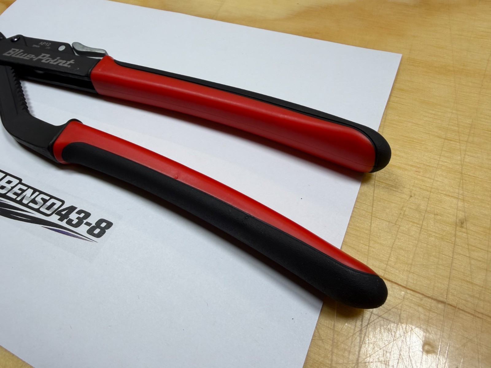 Blue-Point Tools NEW Soft Grip 12″ Thumb Release Adjustable Joint Pliers AP12