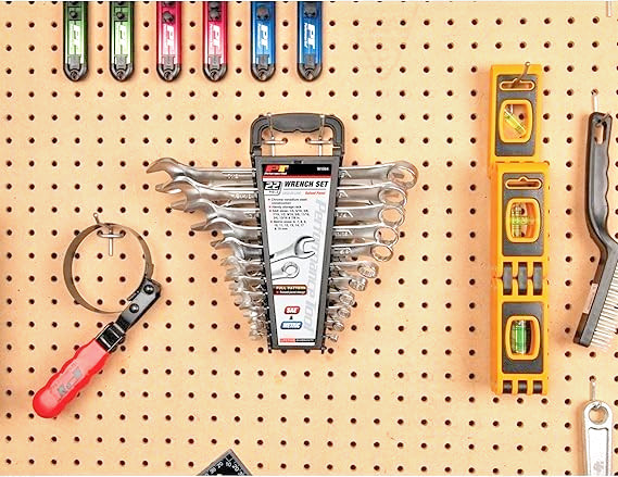NEW Performance Tool W1084 22 Piece SAE And Metric Combination Wrench Set