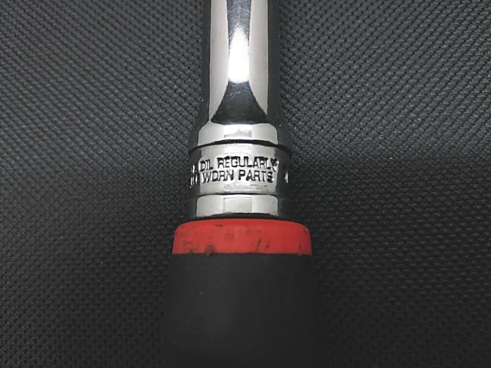 Snap on tools FHNF100 3/8 inch Ratchet Swivel Head/Red Black Used