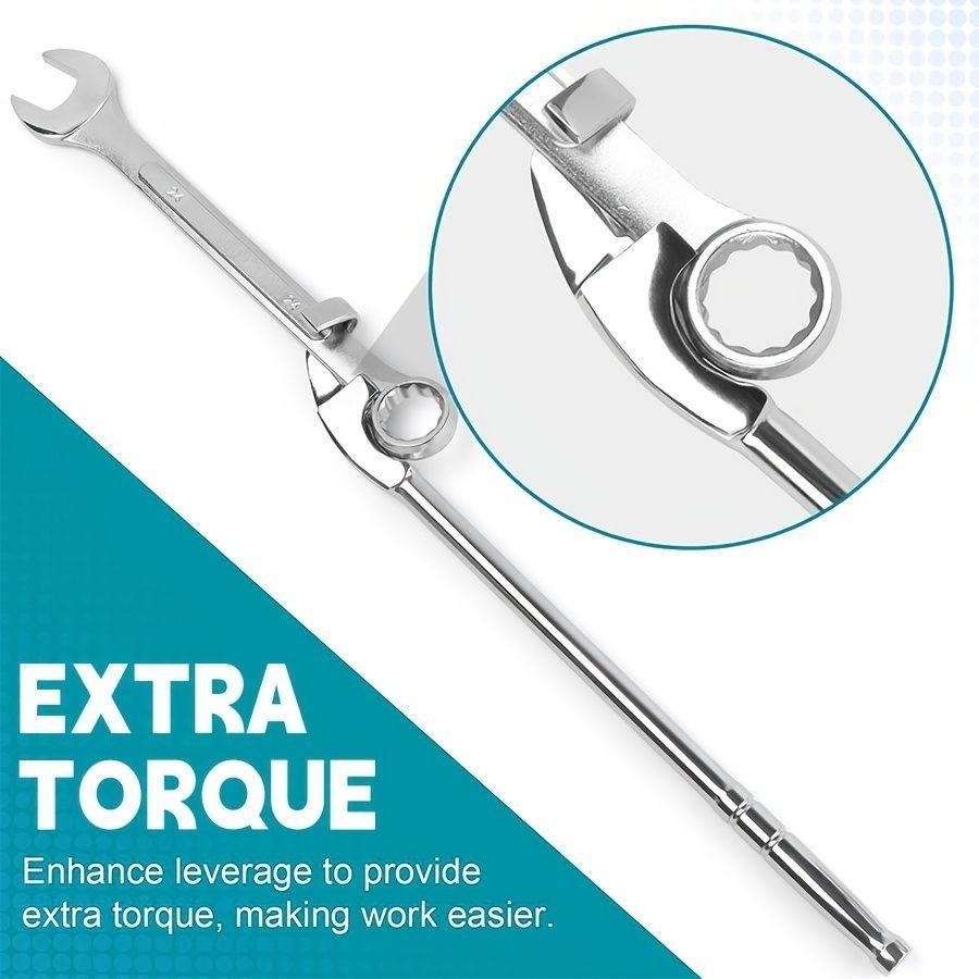 1pcs/2pcs Universal Wrench Extender Adapter, Breaker Bar Pipe, Ergonomic Handle