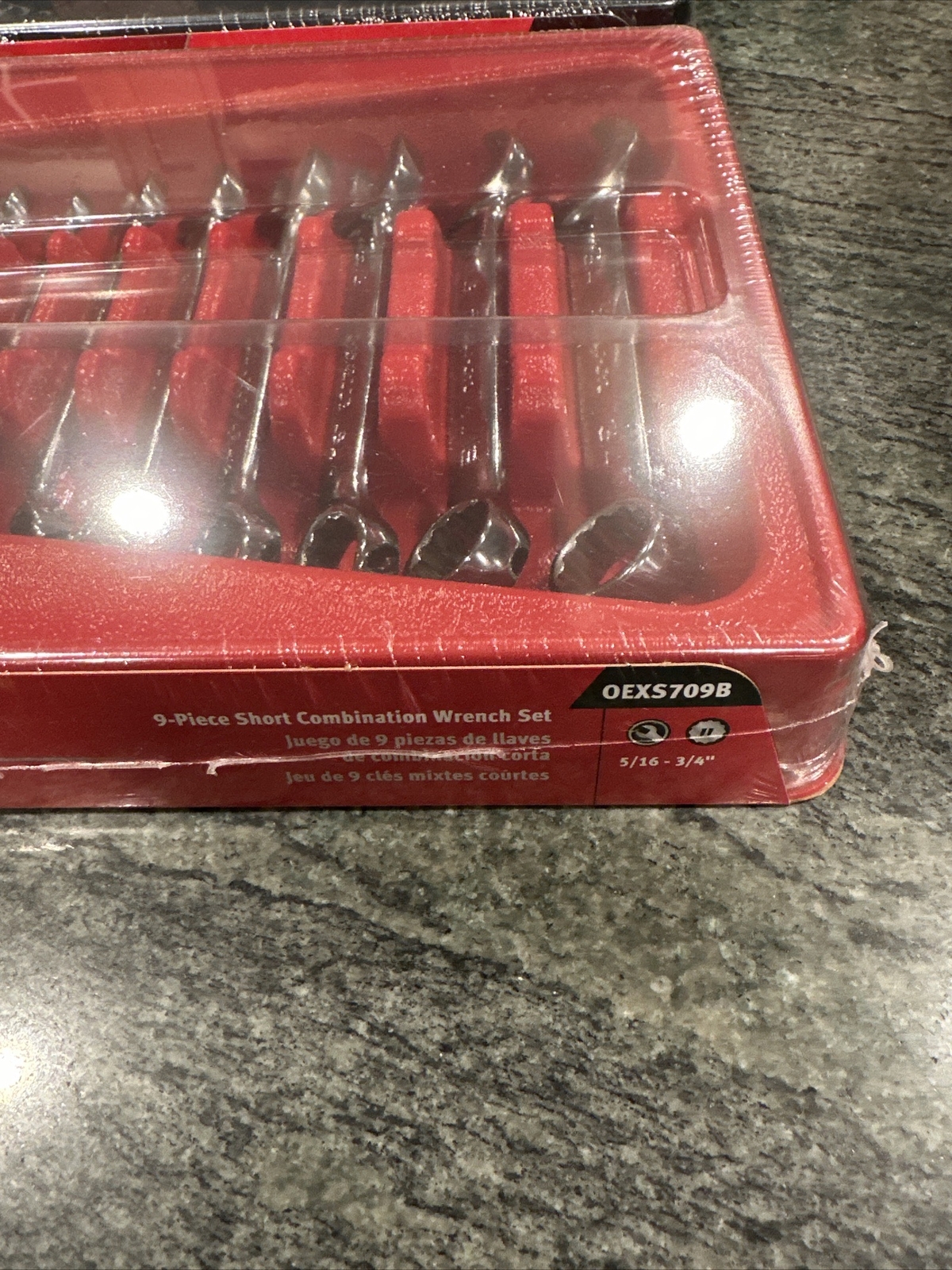 Snap-On combo short wrench set deal oexm710b, oex709b 5/16-3/4, 10-19mm sealed
