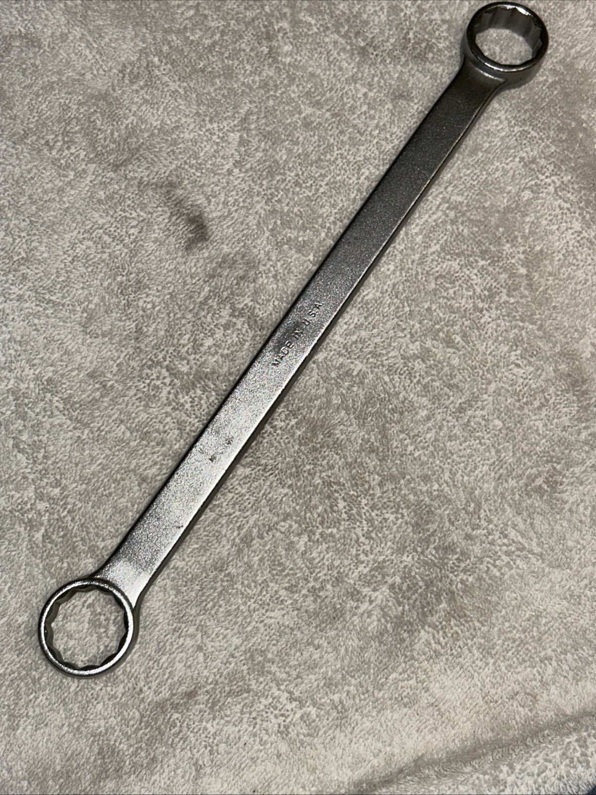 None Better 8723 1″ x 15/16″ Box End Wrench, 7033c 12” Long, Made In USA