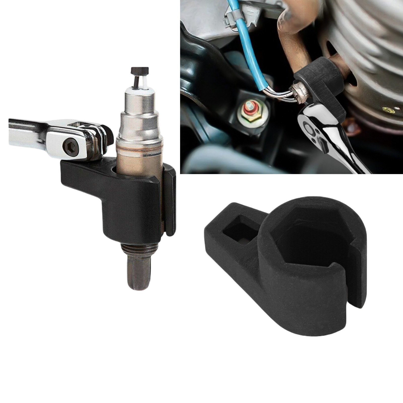 NEW 7/8-Inch 22mm Offset Oxygen O2 Sensor Socket Wrench Removal Tool 3/8″ Drive
