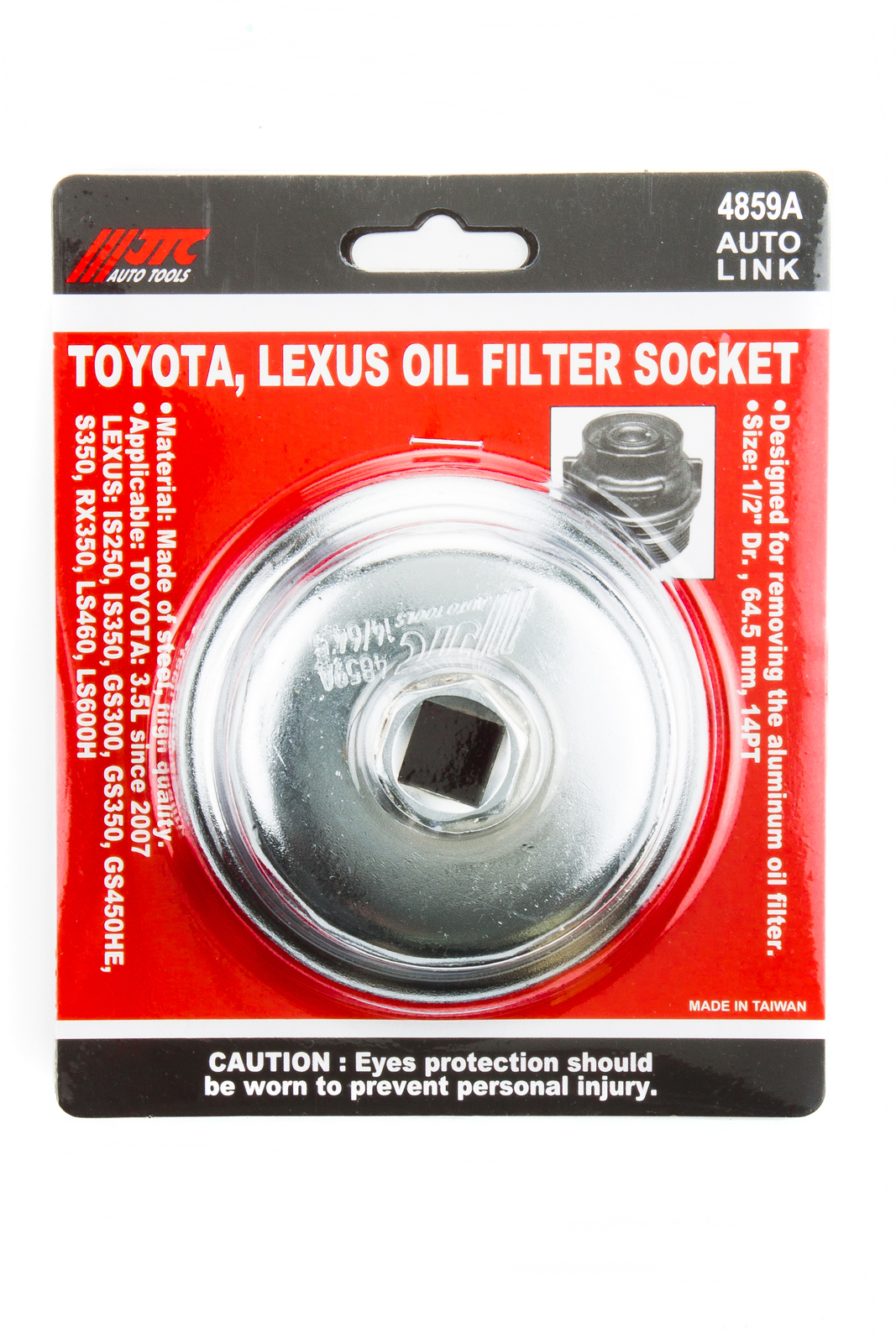 Aluminum Oil Filter Socket Wrench Tool Set for Toyota, Lexus 1/2 INCH Dr, 64.5mm