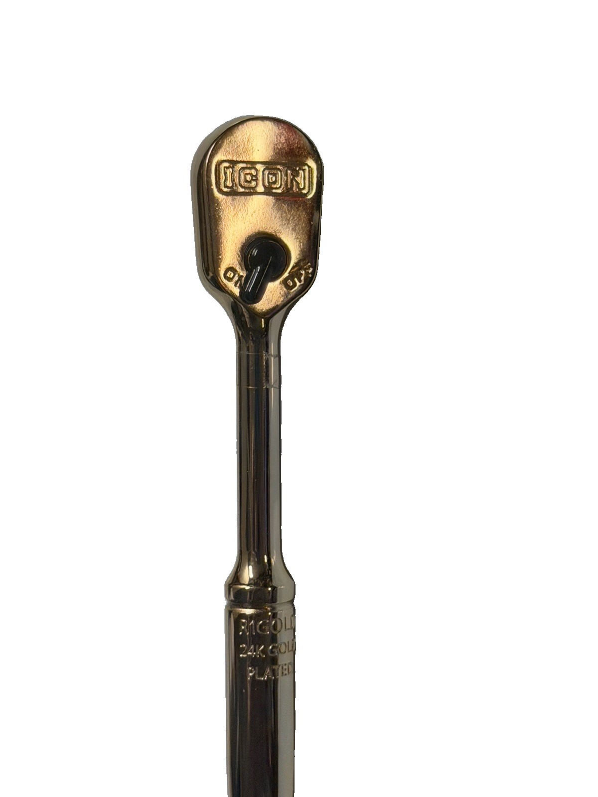 ICON 1/4″ Drive Special Edition 24K Gold Plated Ratchet R1GOLD 59786 MINT Cond.