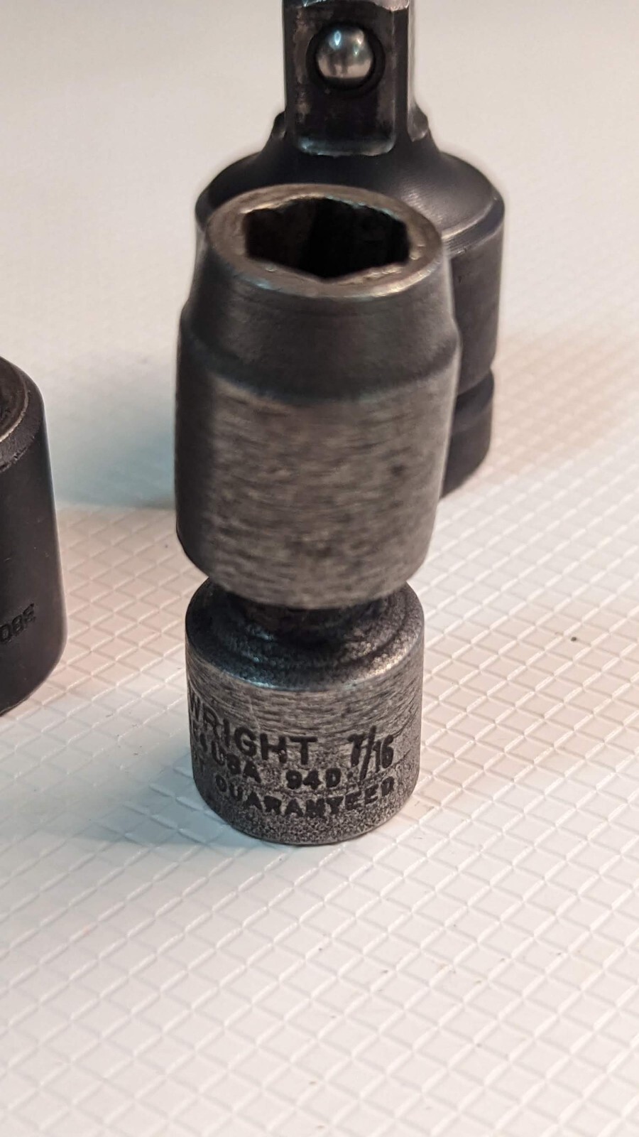 Lot of 14 Wright Impact Sockets Drive 1″ 15/16 7/8 13/16 11/16 Extension Adapter