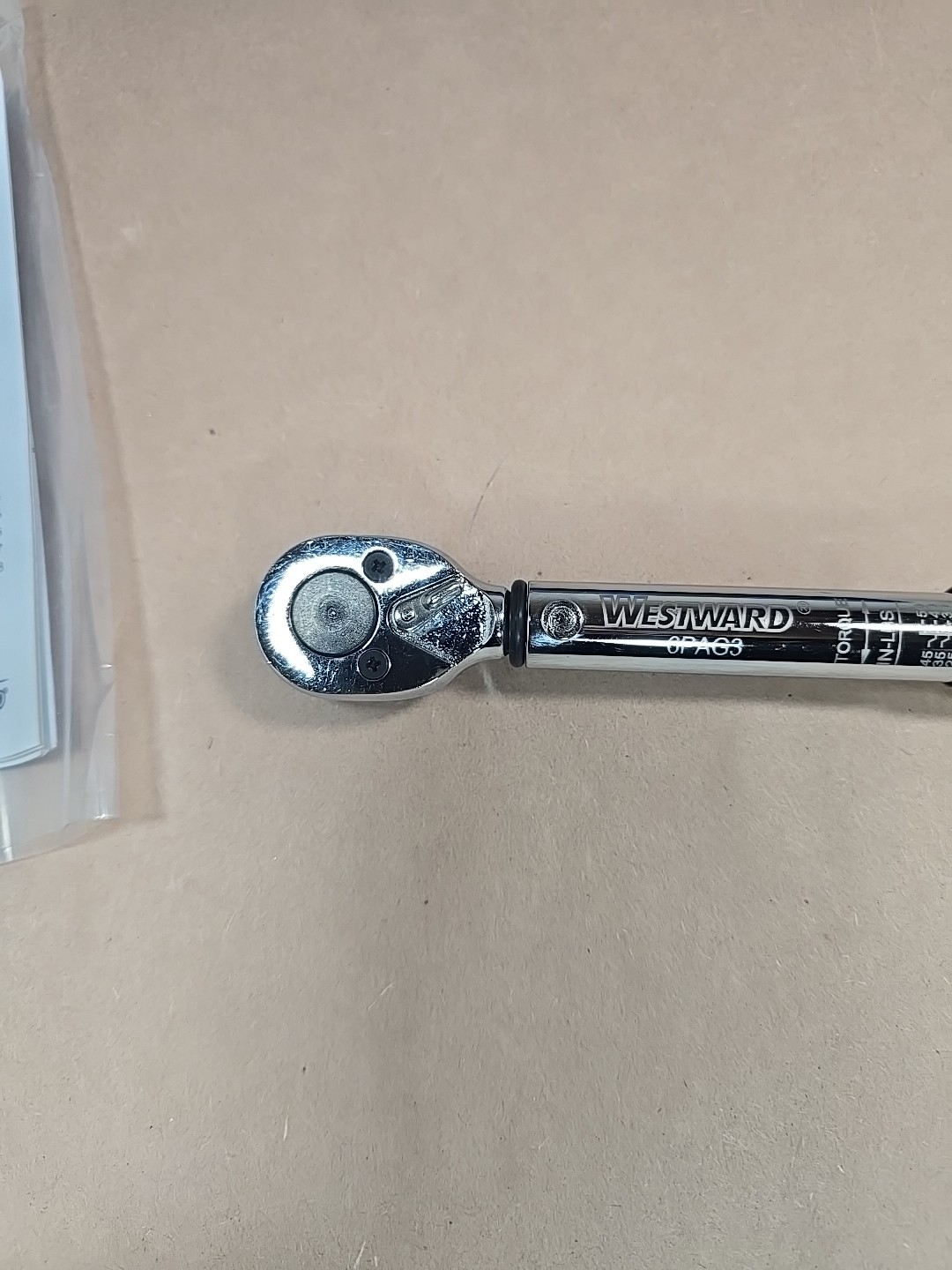 Westward 6PAG3 Torque Wrench 10-50 Ft Lbs With Blue Case