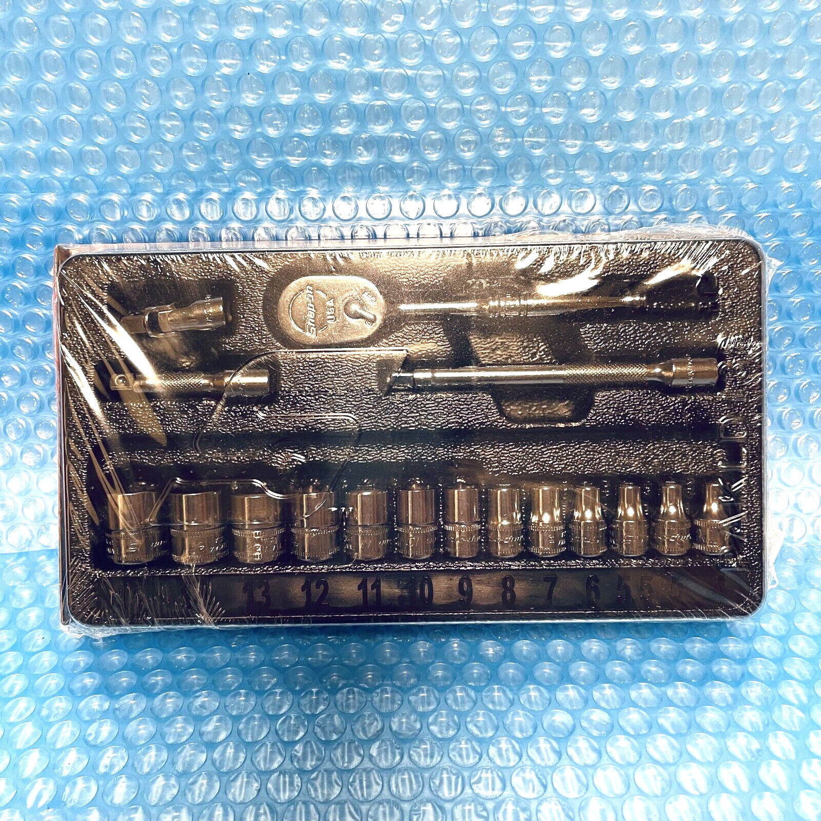 Snap-On 117TMM 17 pc 1/4″ Drive 6-Point Metric Starter Set Unused In Storage