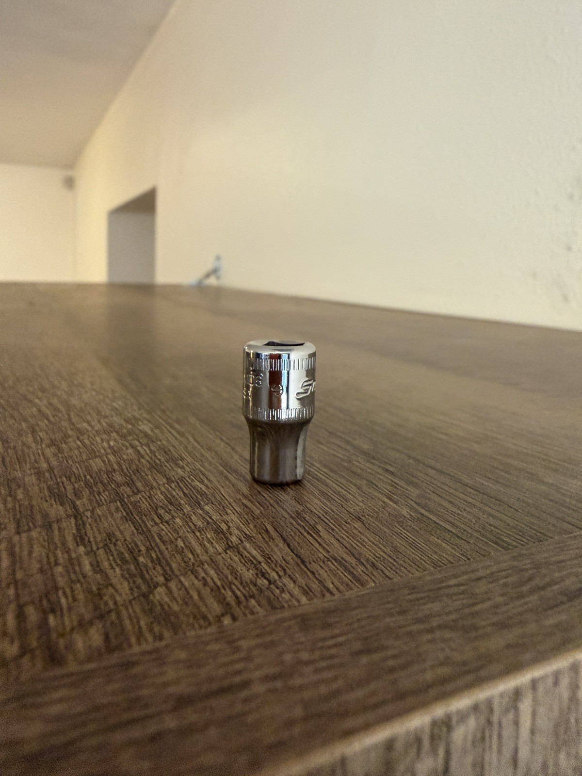 Snap On 1/4″ Drive 6MM 12PT Metric Shallow Chrome Socket TMMD6