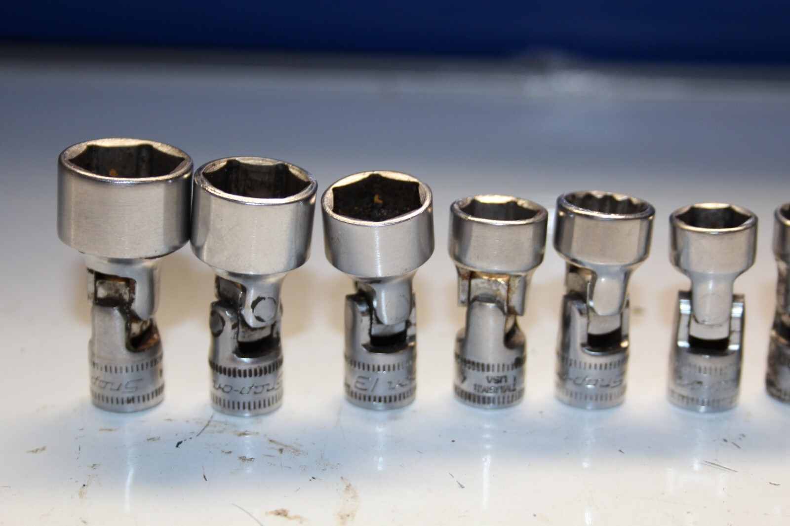 SNAP-ON TOOLS 1/4″ Drive 12- 6-Point Metric Shallow Universal Socket SET 12pc US