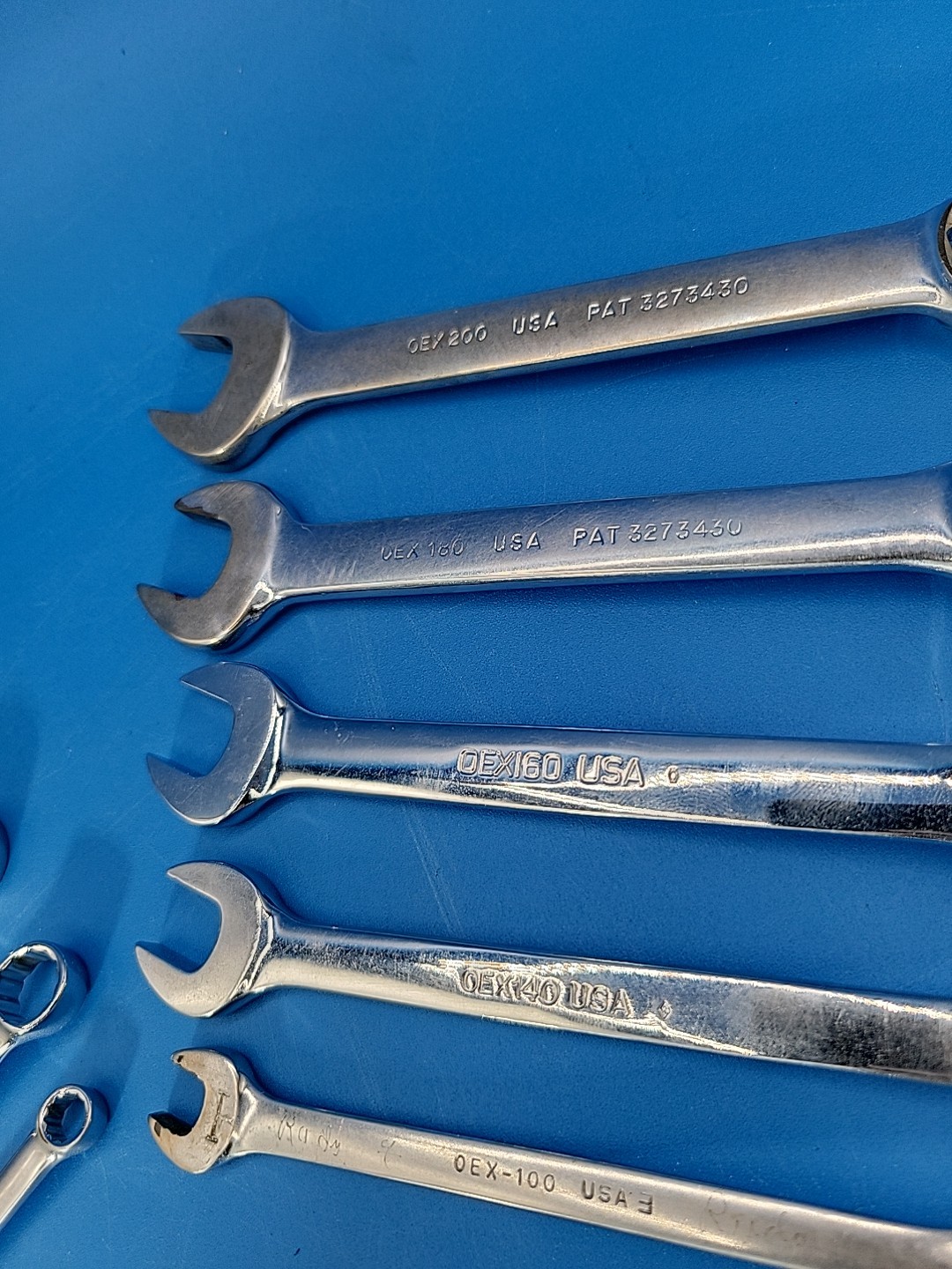 Snap-on Stubby Combination Wrench Set 5/16” to ⅝” 6mm to 19mm OEX 10 Pcs T-2-9