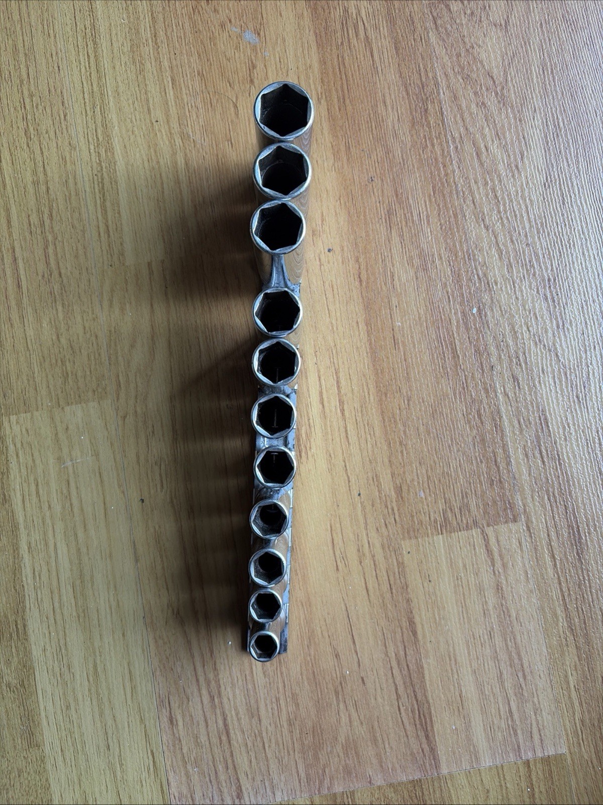 Snap-on 3/8″ Drive Deep Metric 6pt 9-19mm 11 pc Socket Set Mechanic Used Clean