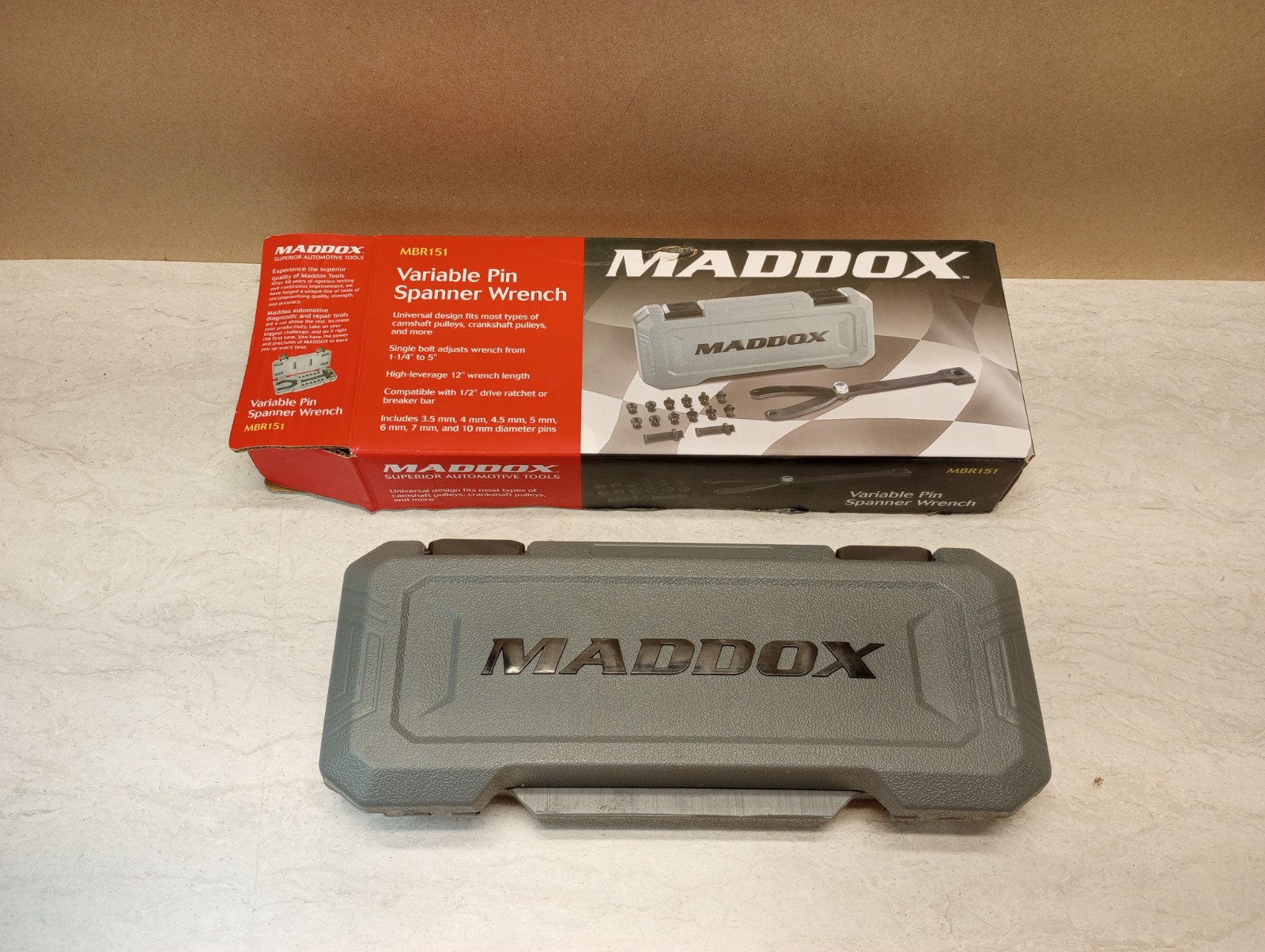 MADDOX Variable Pin Spanned Wrench – Universal Design – MBR151 – 70793