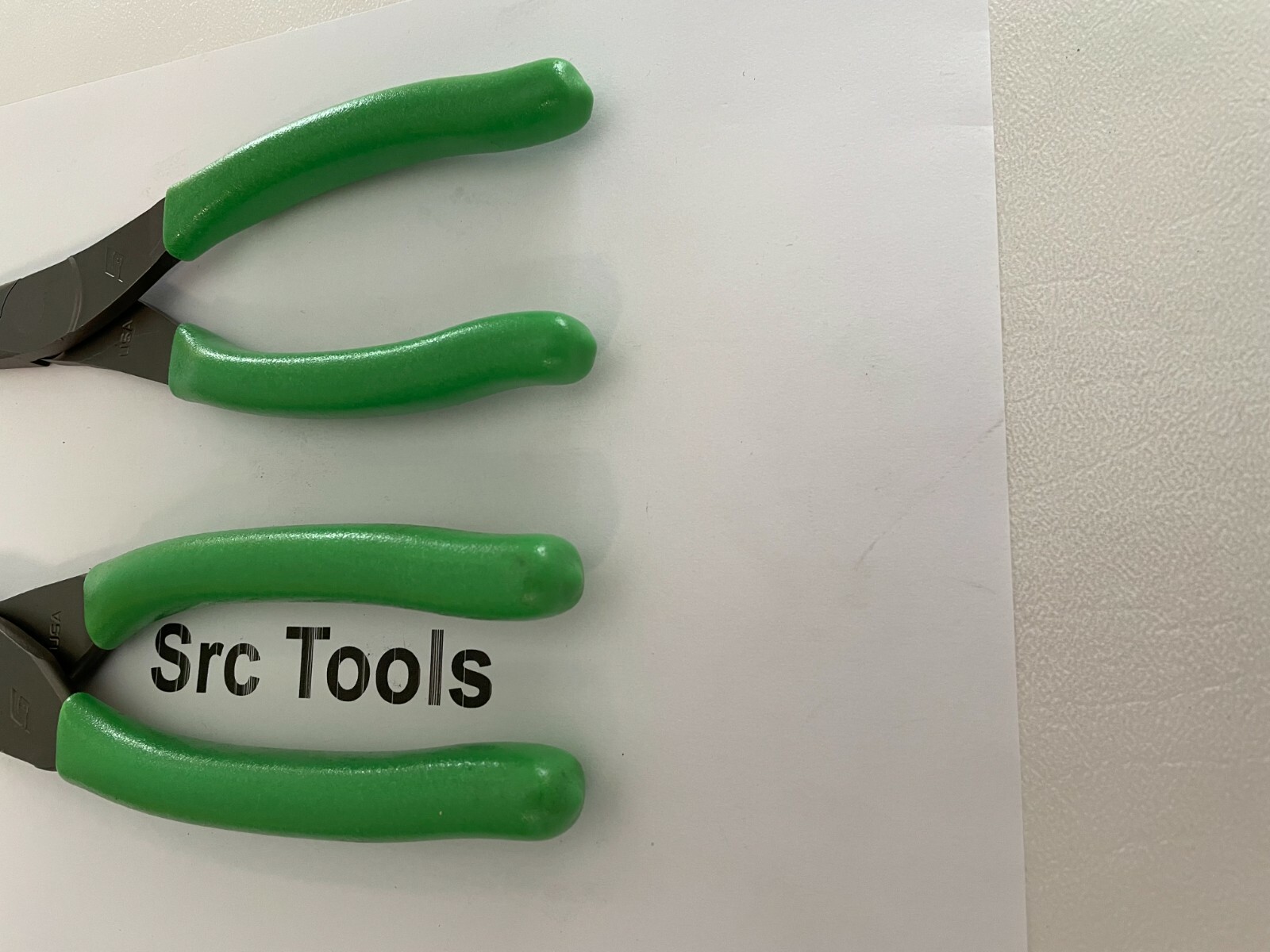 Snap-On Tools USA NEW 2pc GREEN Soft Grip Cutter & Needle Nose Plier Lot Set
