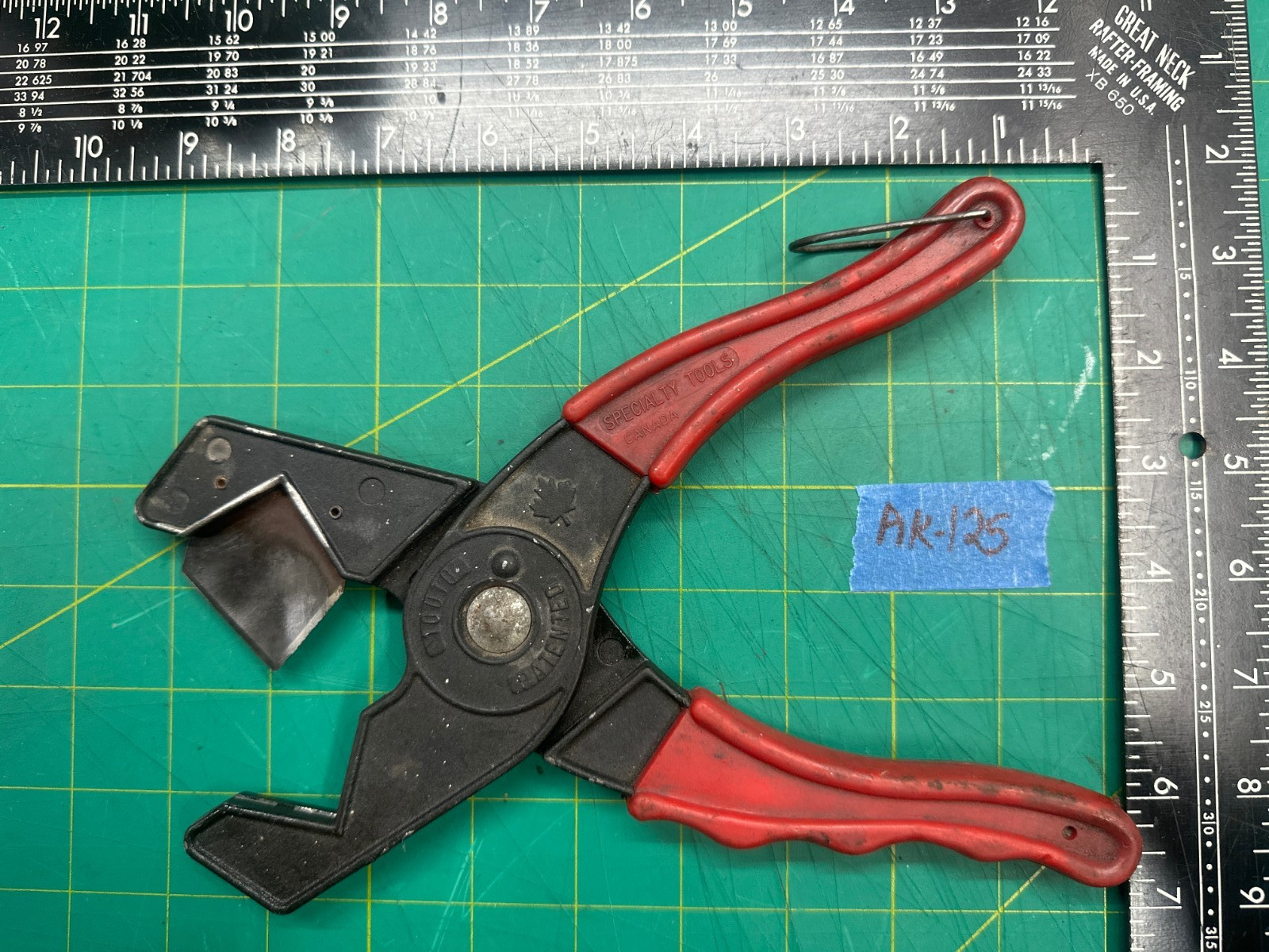 Vintage Specialty Tools Canada Model Va 10010 Patented Tubing Cutter Pliers Tool