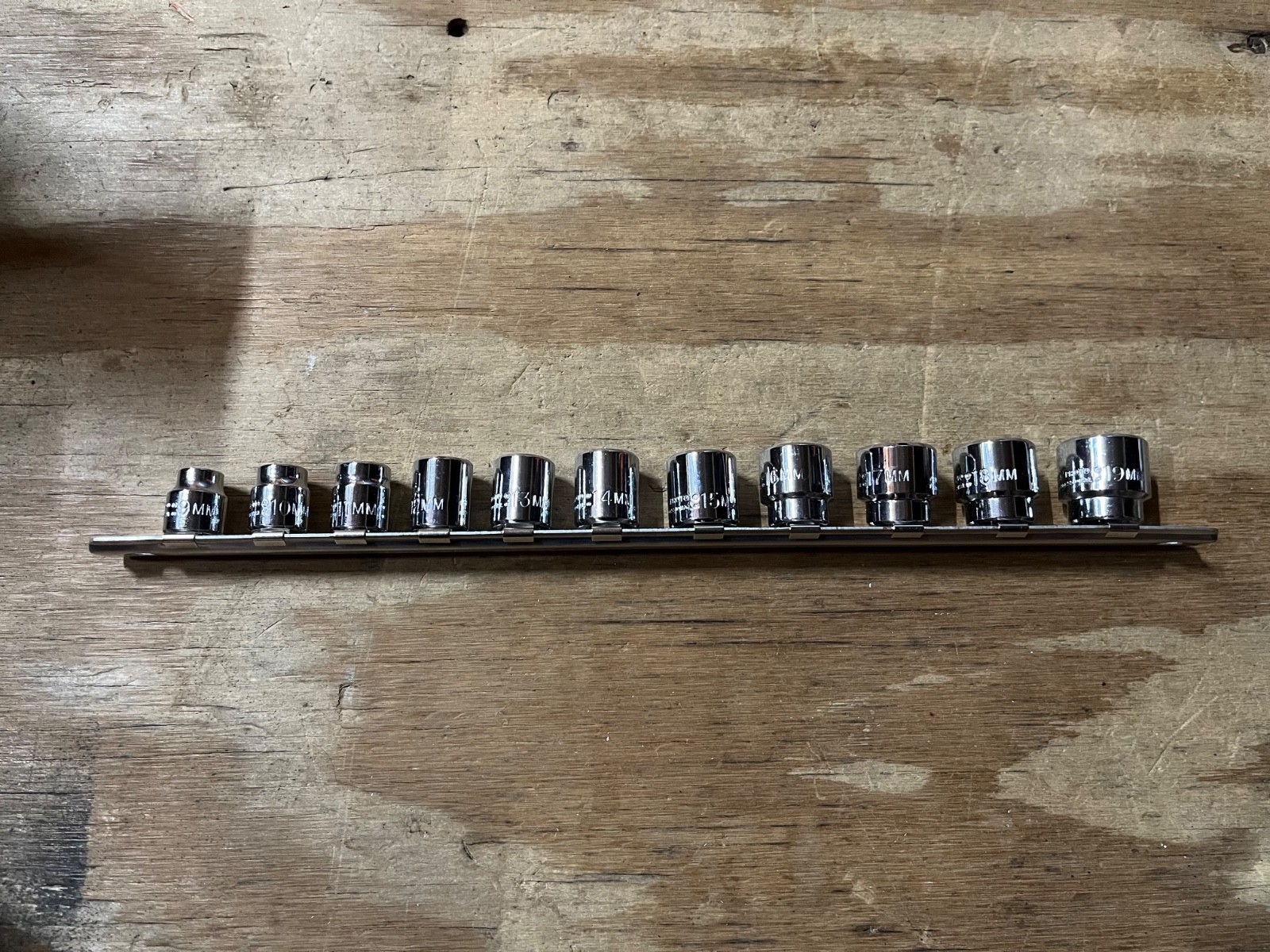 Proto USA 11 PC 3/8 Metric Shallow Socket Set – NEW