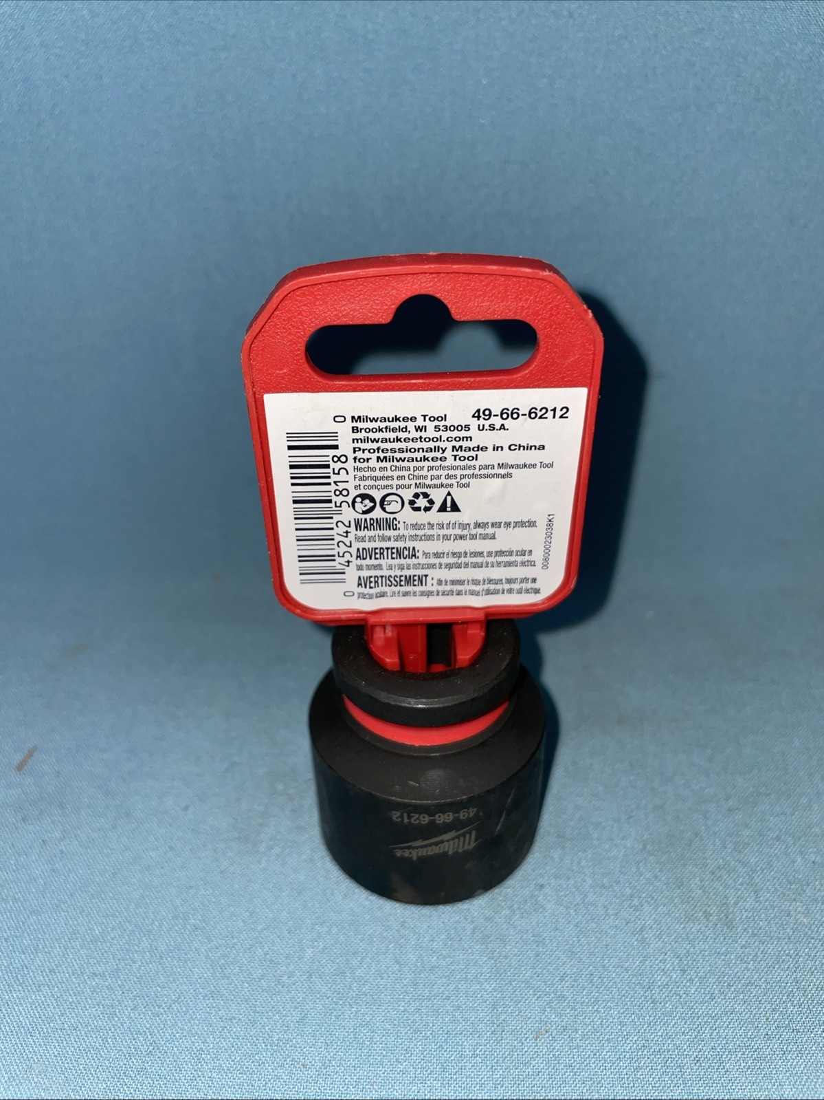 Milwaukee Shockwave 1/2 Inch Drive 1 1/8 Impact Standard Socket Free Shipping
