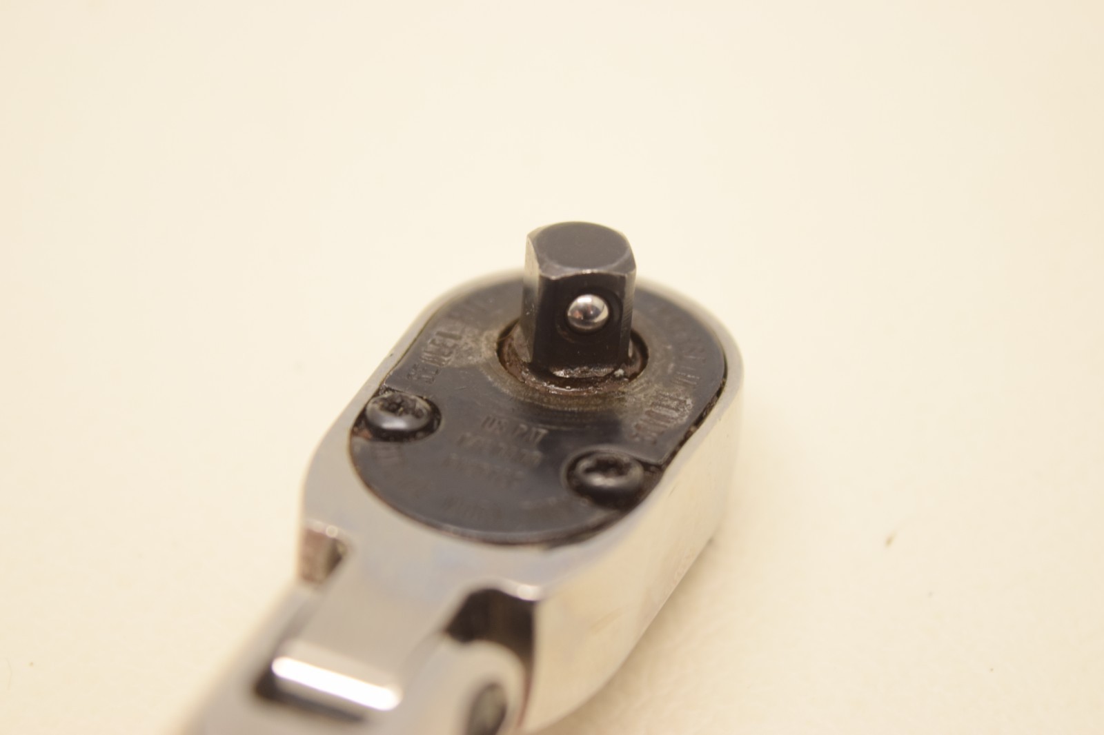 SNAP ON TKF72 Stubby Flex Head Ratchet 1/4” Drive USA TOOLS – USED