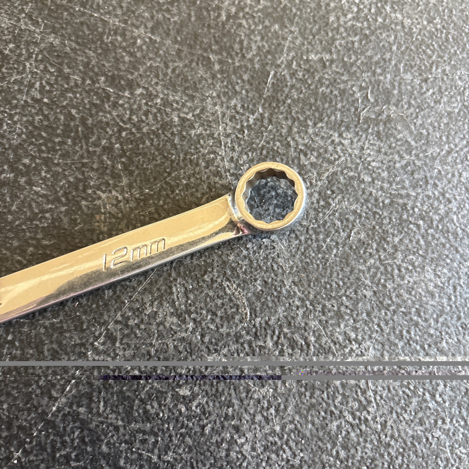 Snap On 12MM 12PT Metric Chrome Combination Wrench USA OEXM120B