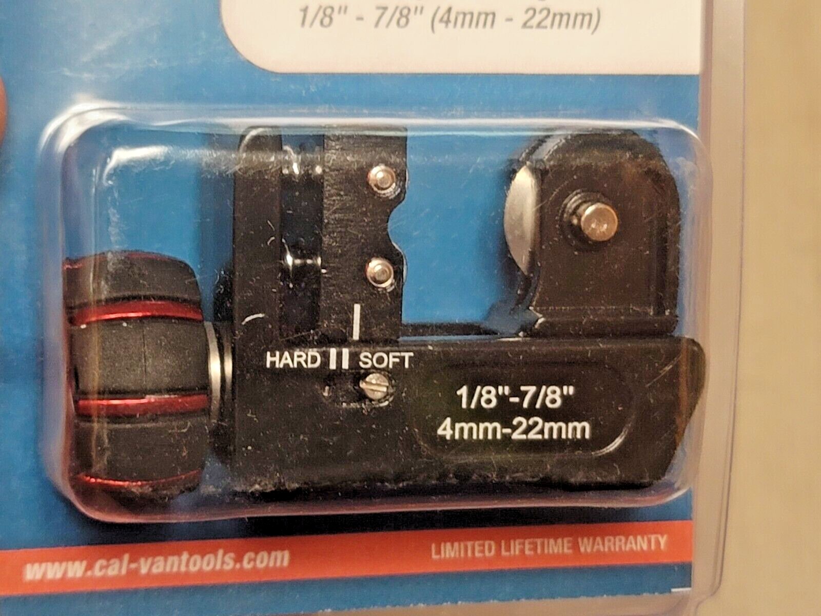Cal Van Constant pressure Spring Loaded Mini Tubing Cutter 3/16″ to 7/8″ #157