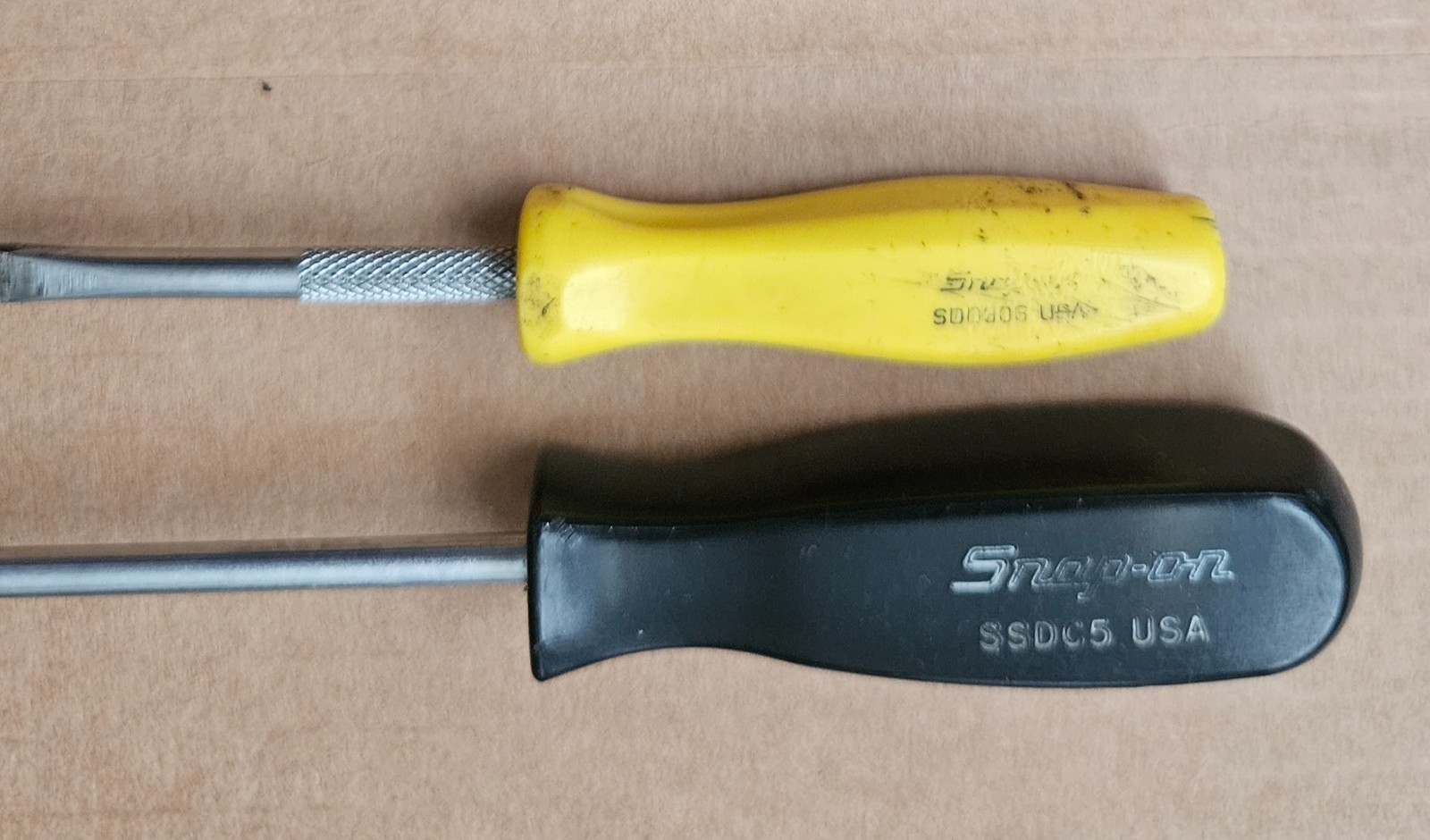 Snap-on Screwdrivers Flat Phillips Tip Chisel Stubby SSD-18 SSD-4120 SDDP102