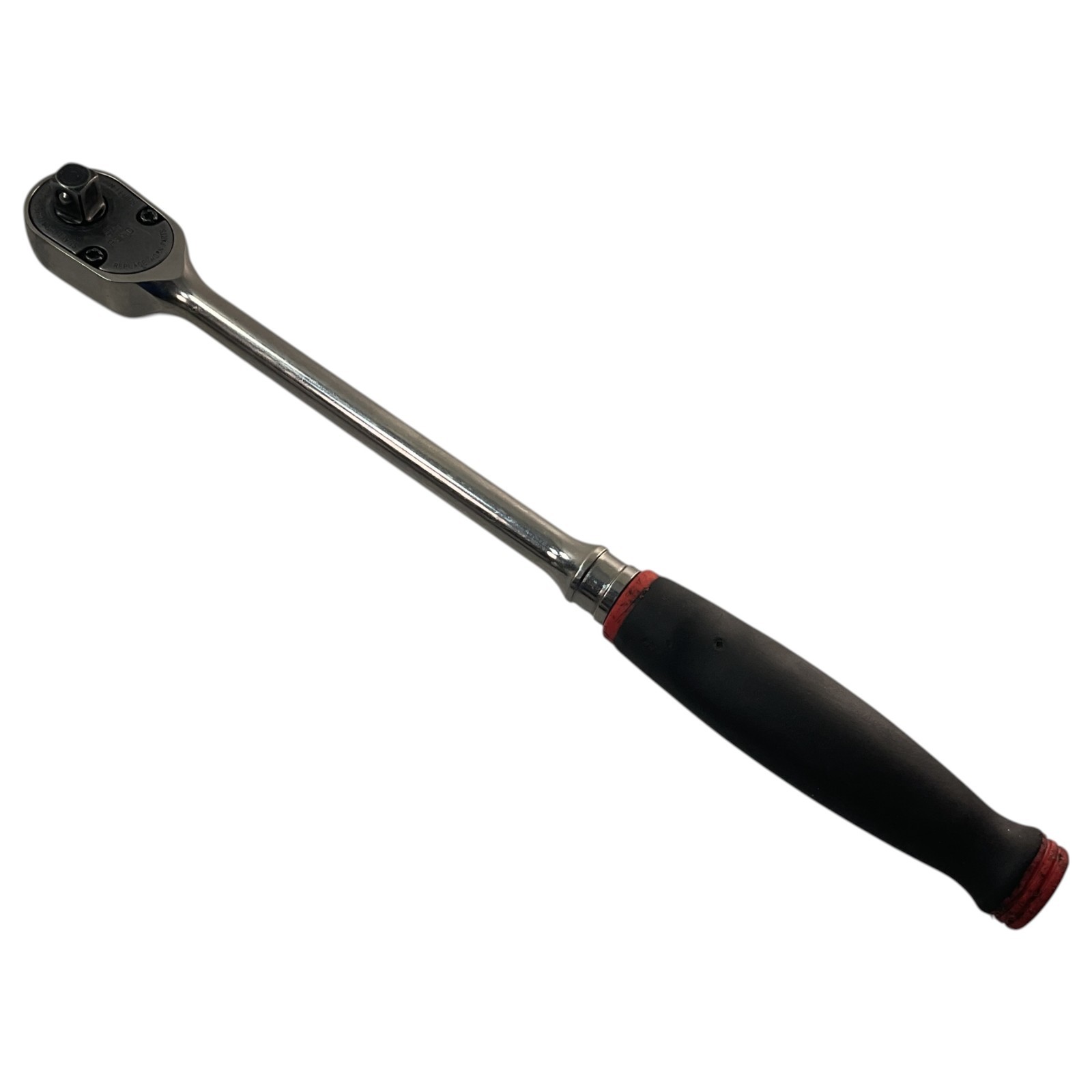 Snap-on Ratchet 3/8″ Drive FHL80 Sold As Pictured Mechanic Tool Red Soft Grip US