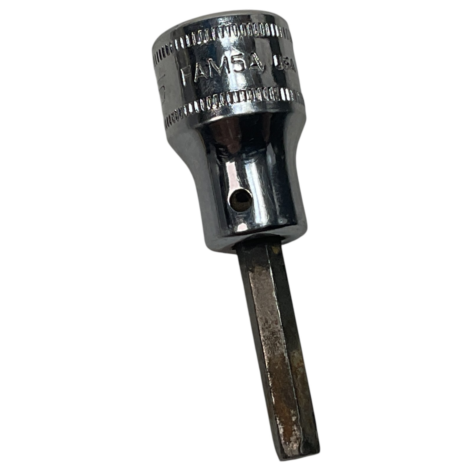Snap-on FAM5A 5mm Hex Bit Socket 3/8″ Drive Chrome USA Hand Tool