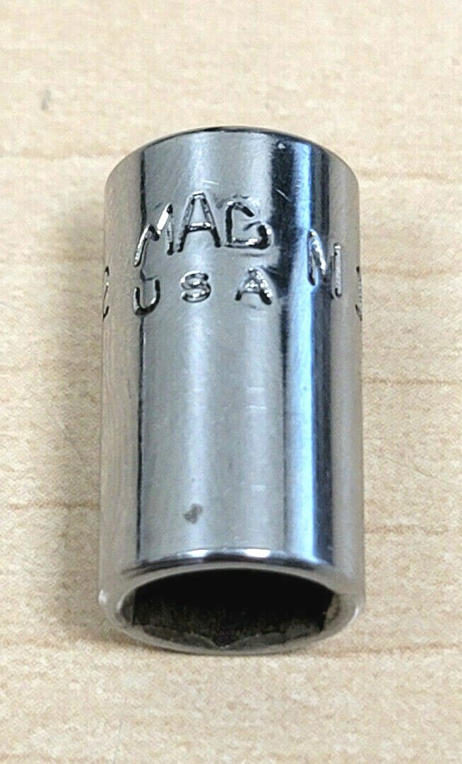 Mac Tools 1/4″ Drive Shallow 6 Point Chrome 11/32″ Socket 6 point M116 Nice