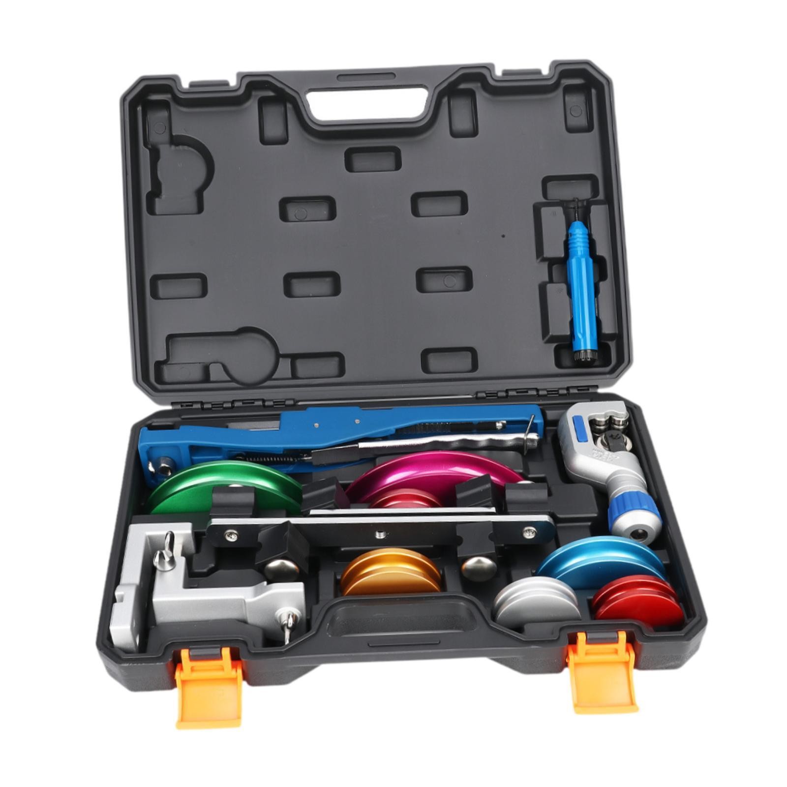 Ratcheting Pipe Tube Bender Set Manual Portable Sturdy Heavy Duty Premium