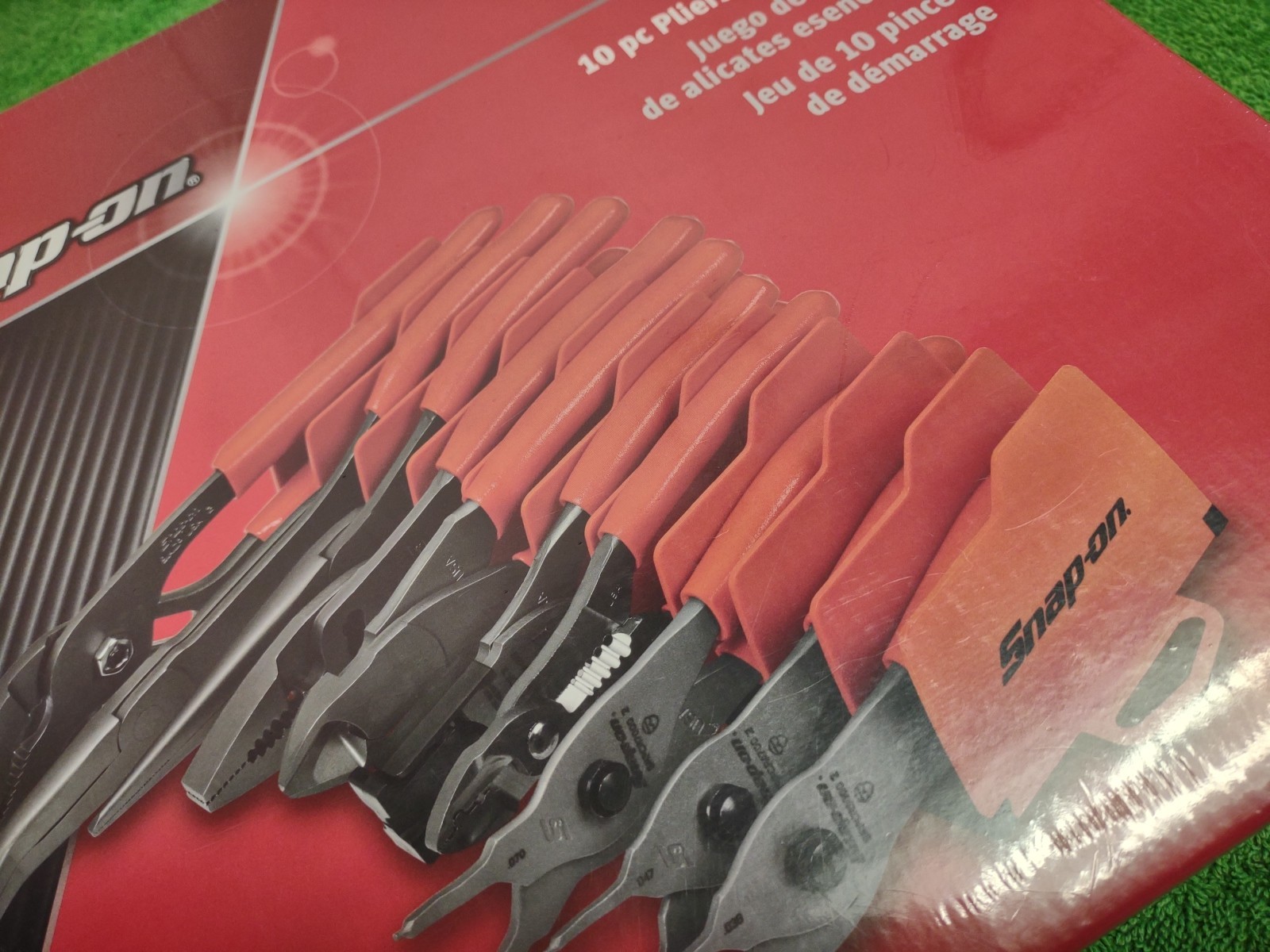 New!!! Snap-on PL1000STARTO 10pc Pliers Starters Set Needle Nose Cutters Crimper