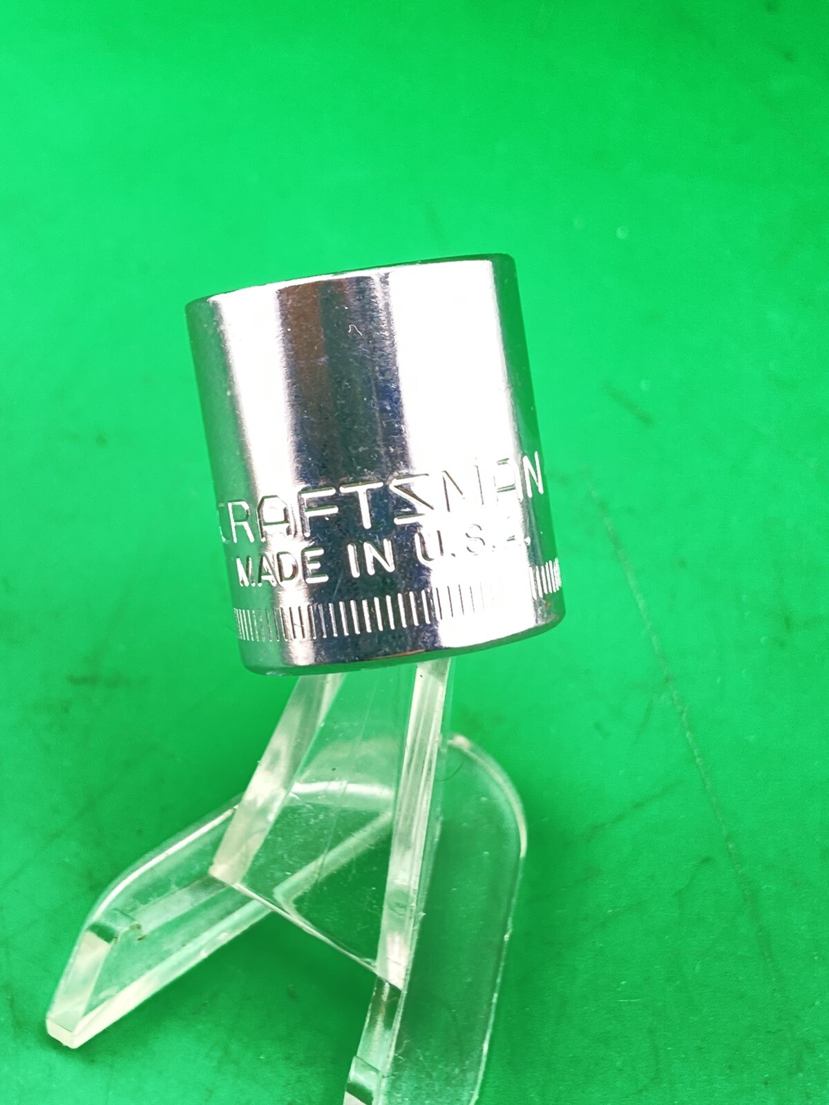 Vintage Craftsman 16mm Socket -G- Series 3/8″Dr. 12Pt 44311 USA Bottom Knurl NOS