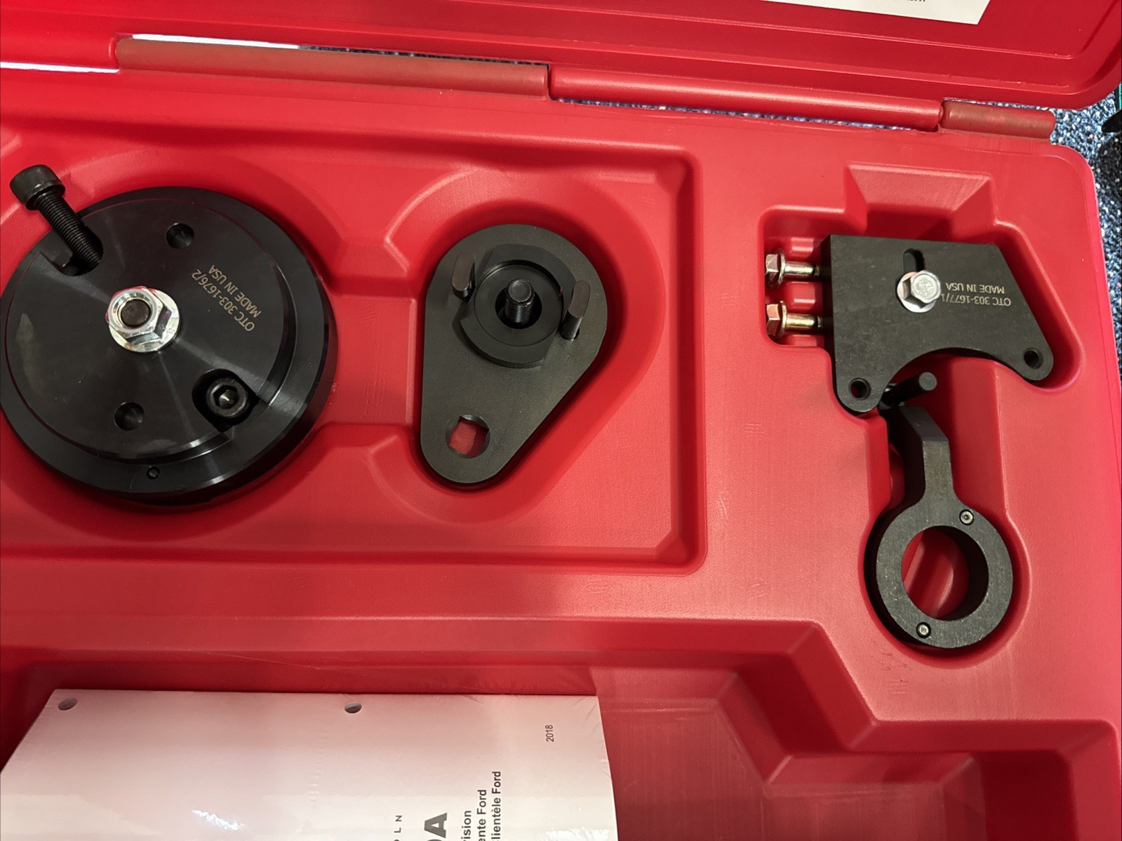 TKIT-2018P1-F Ford Rotunda 3.0L Lion diesel engine tools COMPLETE Set of 2