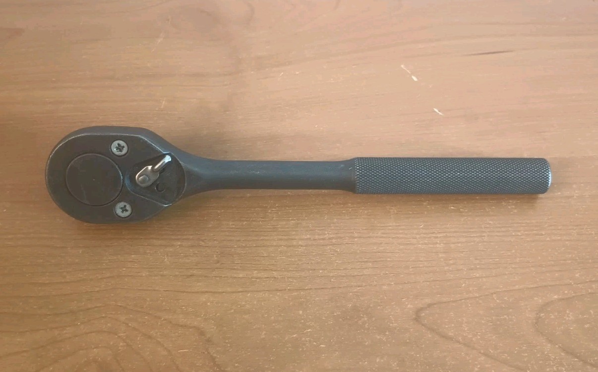 Proto Professional Black 1/2″ Drive 10″ Ratchet Knurled Grip 5449BL USA