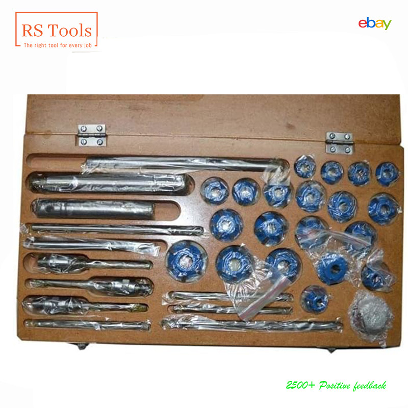 21x Small Carbide Tipped Valve Seat Cutter Set 30 45 70 (20 Degree) For Vintage
